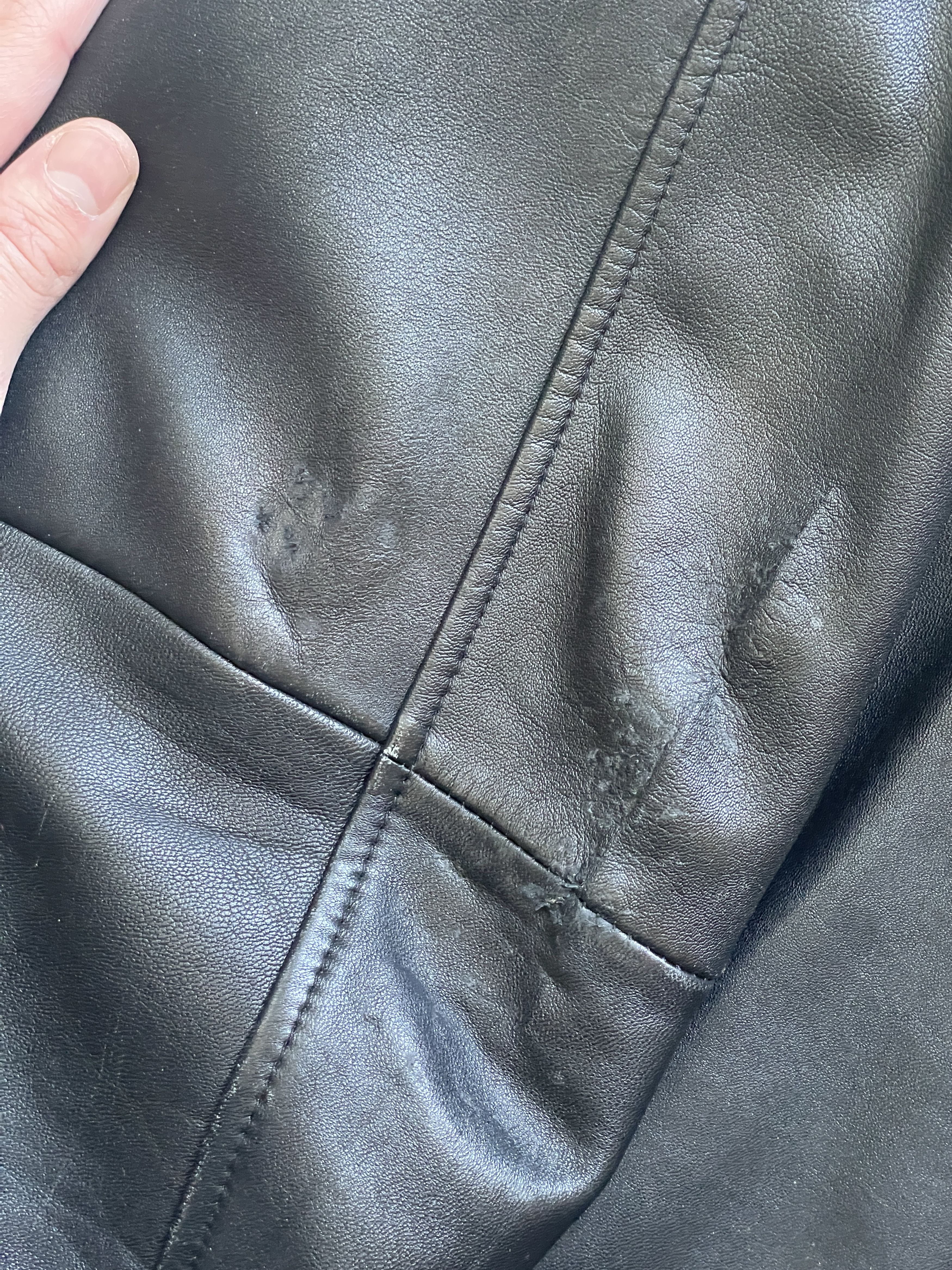 Genuine Leather VINTAGE 42ND STREET NYC BOXY LEATHER BOMBER JACKET Size US XL / EU 56 / 4 - 7 Thumbnail