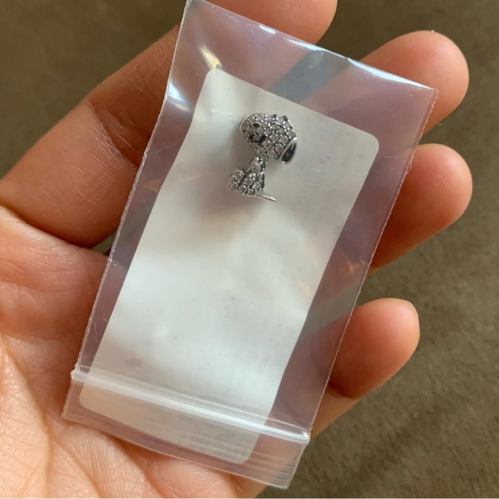 Other NWOT Peanuts Snoopy Dog Bling Charm Sterling Silver 925 Size ONE SIZE - 2 Thumbnail