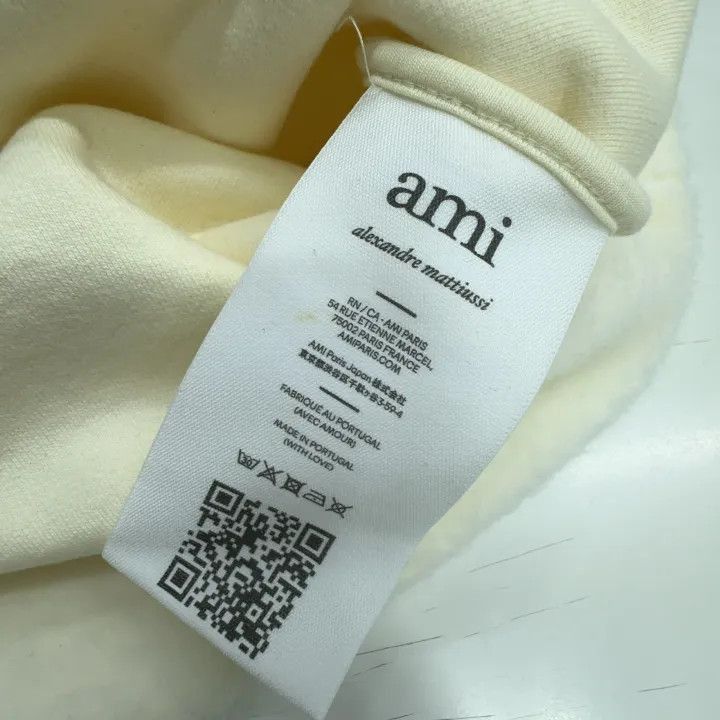AMI AMIPARIS Ivory Long Sleeve Knit Shirt for Men -2507 Size US M / EU 48-50 / 2 - 3 Thumbnail