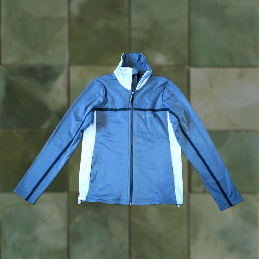 Mercedes-Benz WOMENS XS AMG MERCEDES BENZ MOTORSPORT SOFTSHELL JACKET FULL ZIP GRAY COLOR Size XS / US 0-2 / IT 36-38 - 1 Thumbnail