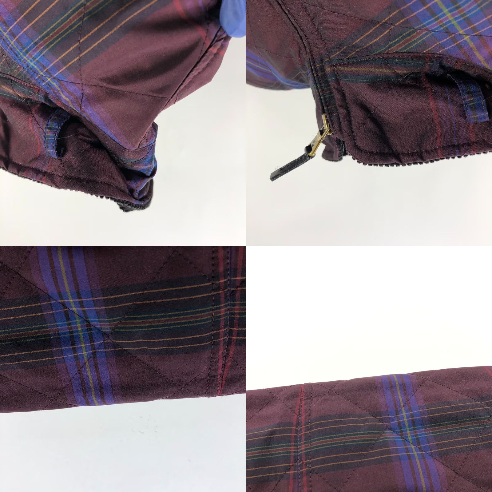 Ralph Lauren Lauren Ralph Lauren Vest Quilted Plaid Zip Corduroy Purple Womens XL Benefit: Preppy, Outdoor, Classic, Designer, Gorpcore, Fall, Spring, Winter Size XL / US 12-14 / IT 48-50 - 8 Thumbnail