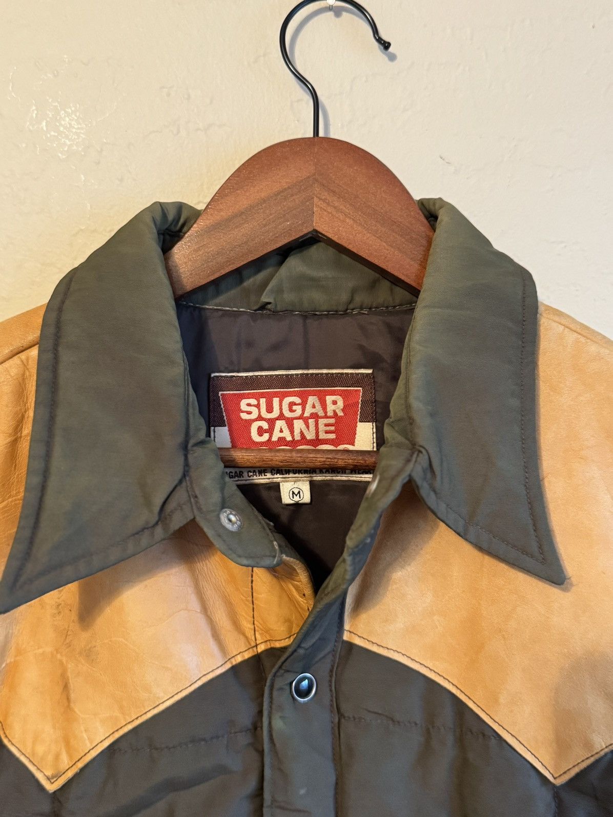 Sugar Cane Sugar Cane: Leather Yoke Western-Puffer Jacket Size US M / EU 48-50 / 2 - 4 Thumbnail