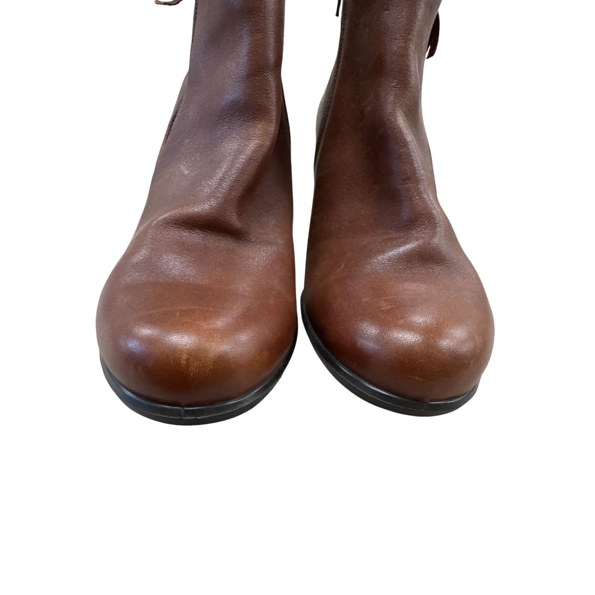 Ecco ECCO Brown Leather Ankle Boots Womens Size 10 SKU 7022 Size US 10 / IT 40 - 5 Thumbnail