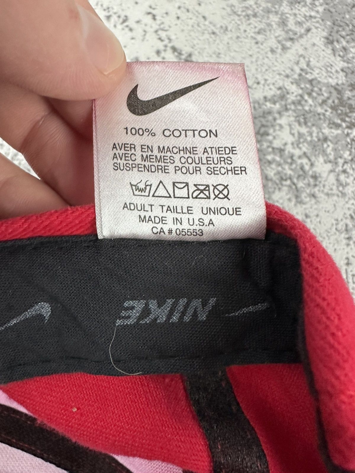 Nike Vintage Nike Metal Swoosh Strapback Red 00s Size ONE SIZE - 7 Thumbnail