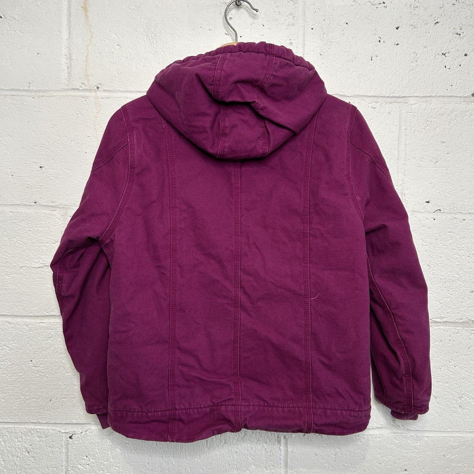 Carhartt Y2K Carhartt Sherpa-Lined Hooded Detroit Jacket “Purple” Size XS / US 0-2 / IT 36-38 - 2 Thumbnail