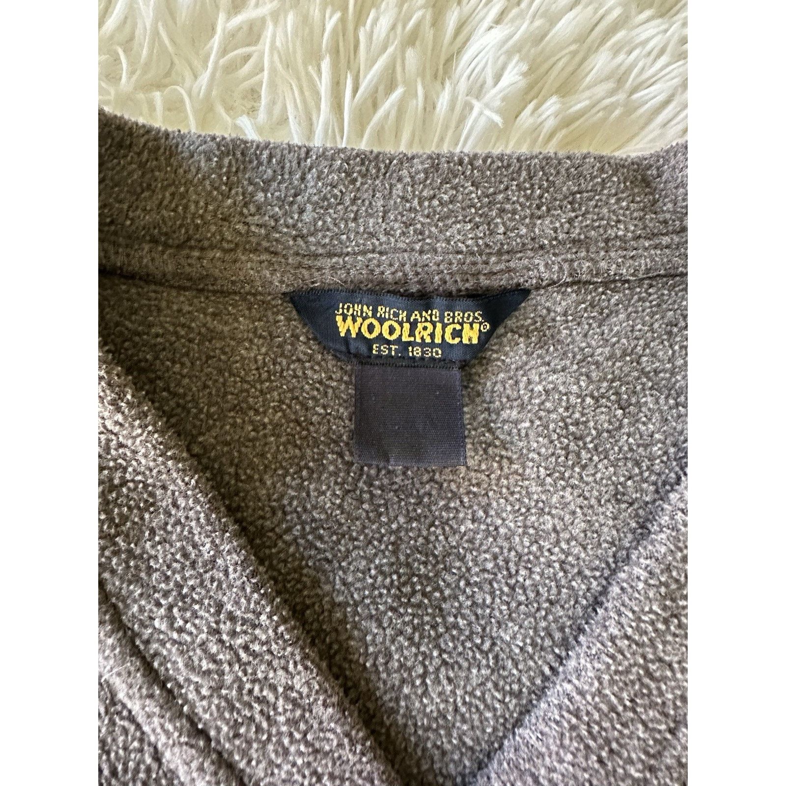 Woolrich Woolen Mills Woolrich Men’s Fleece Vest Charcoal Gray Vintage Y2K L Size US L / EU 52-54 / 3 - 2 Thumbnail