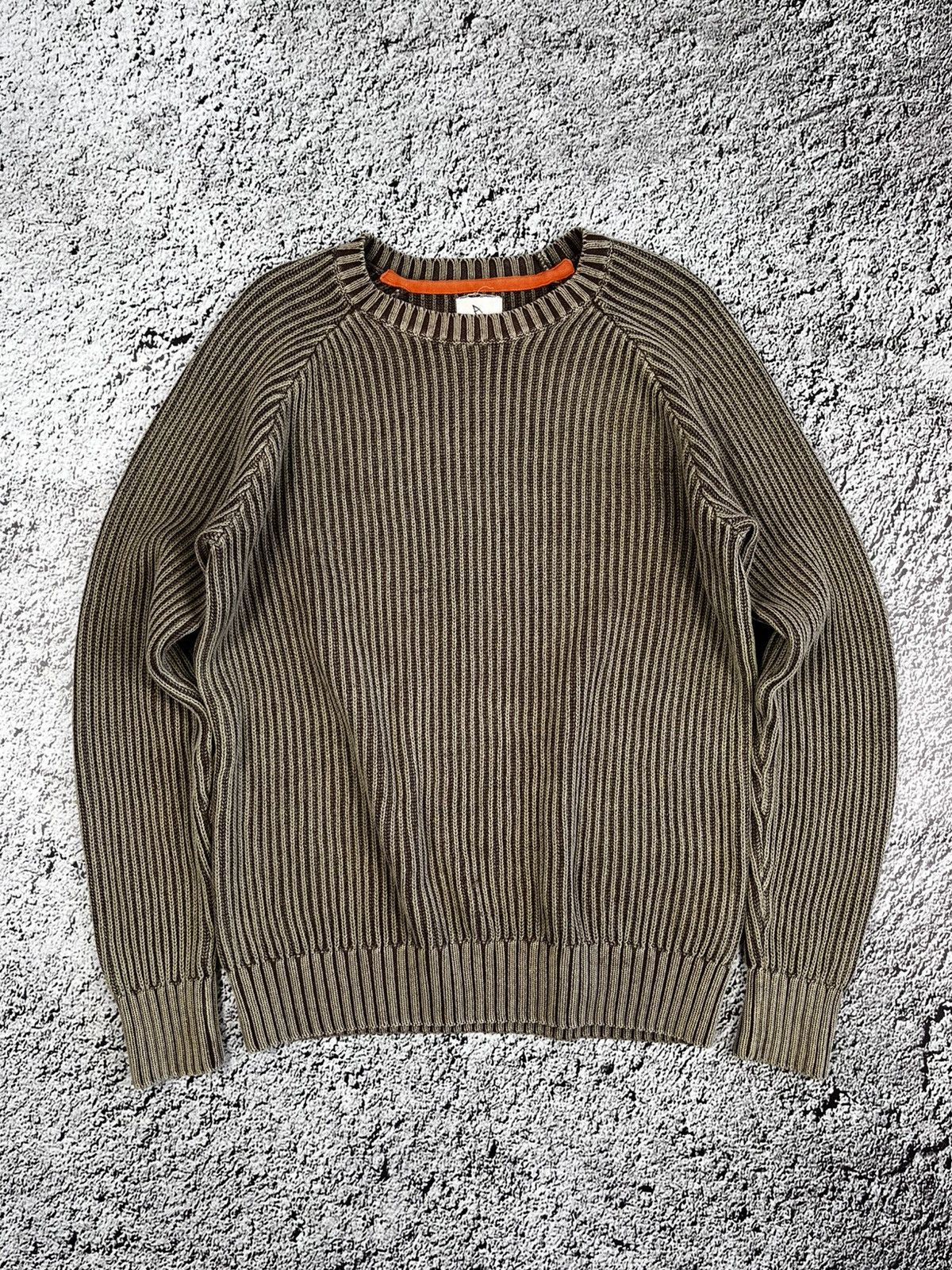 Vintage Y2K ribbed pullover sweater streetwear size L