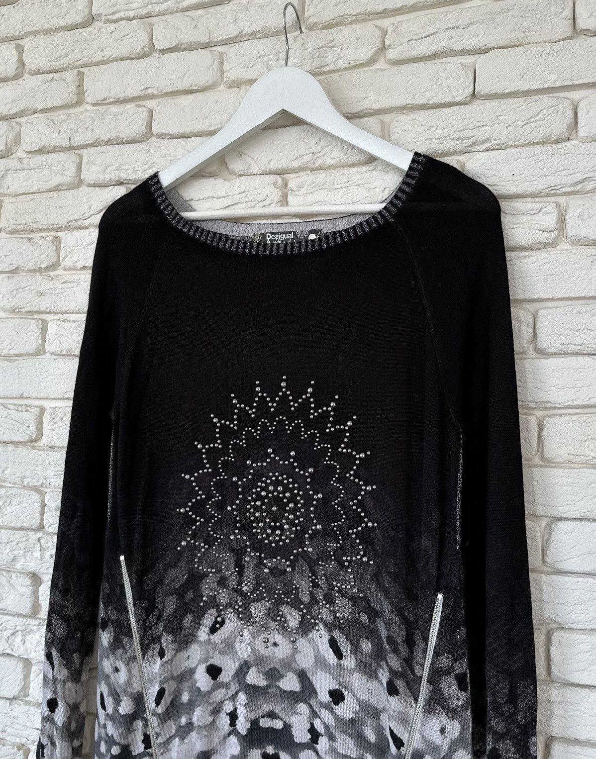 Desigual × Japanese Brand Desigual zip sweater jumper cardigan women's Size S Size S / US 4 / IT 40 - 4 Thumbnail