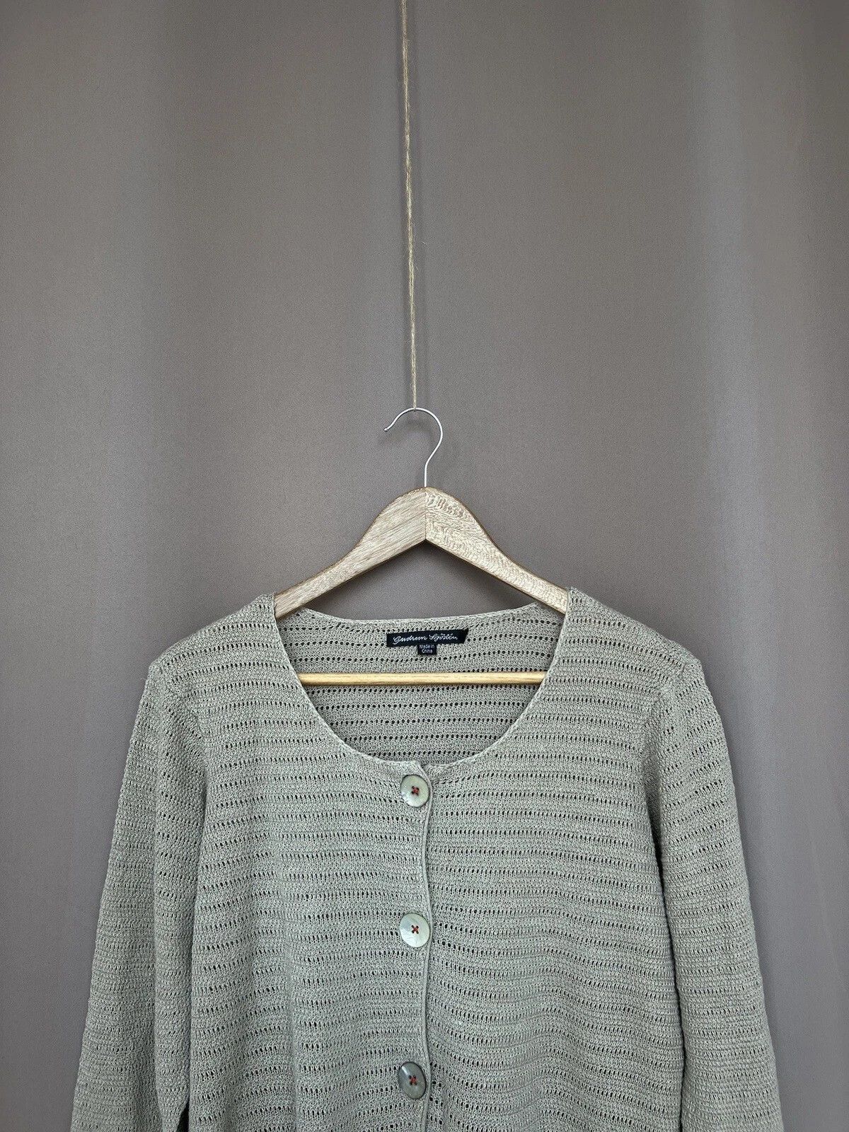 Gudrun Sjoden Gudrun Sjoden Cardigan Womens Size M Button Knit Sweater Size M / US 6-8 / IT 42-44 - 2 Thumbnail