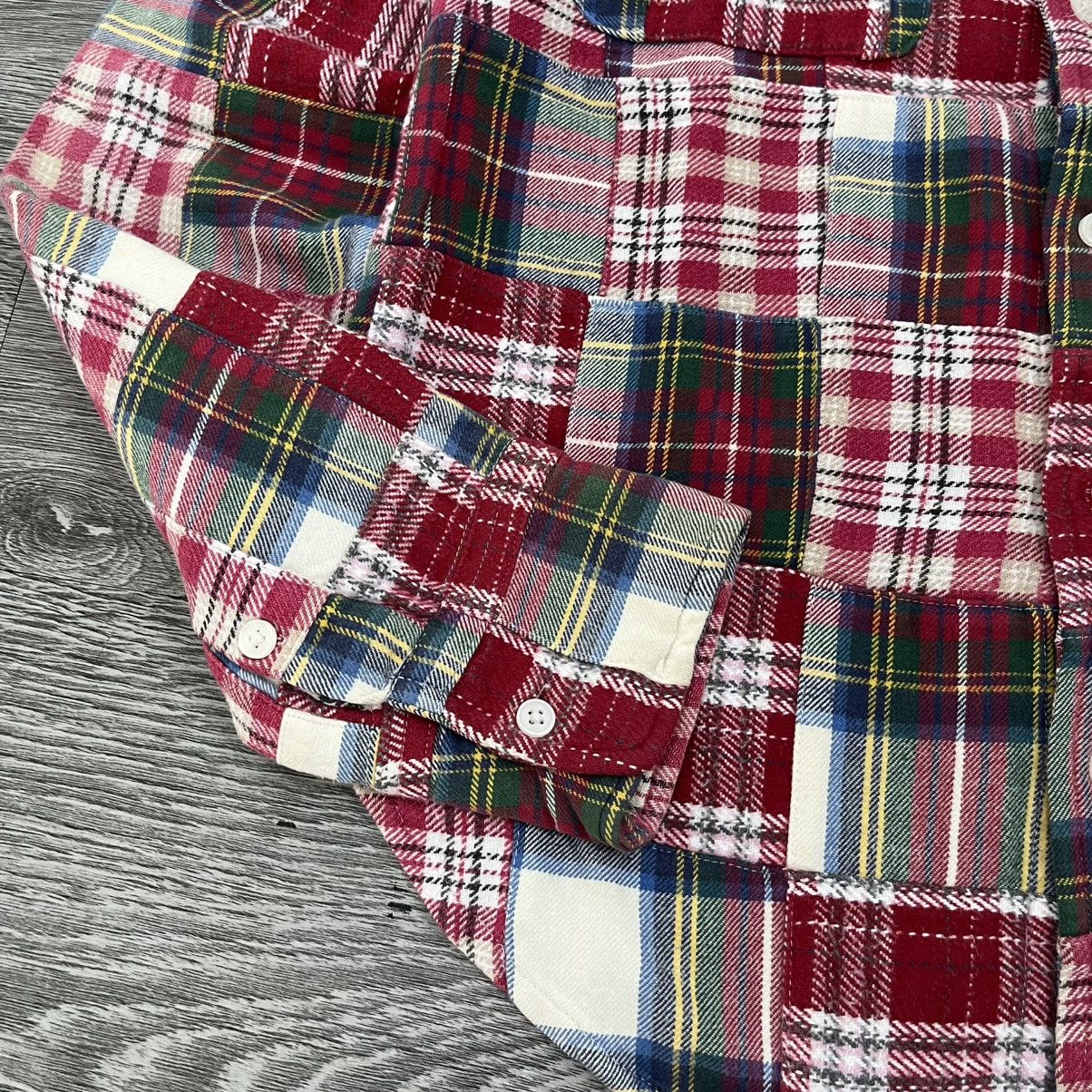 Japanese Brand 2000s Over Whelm Multicolor PatchWork Sashiko Kapital Style Size US M / EU 48-50 / 2 - 4 Thumbnail