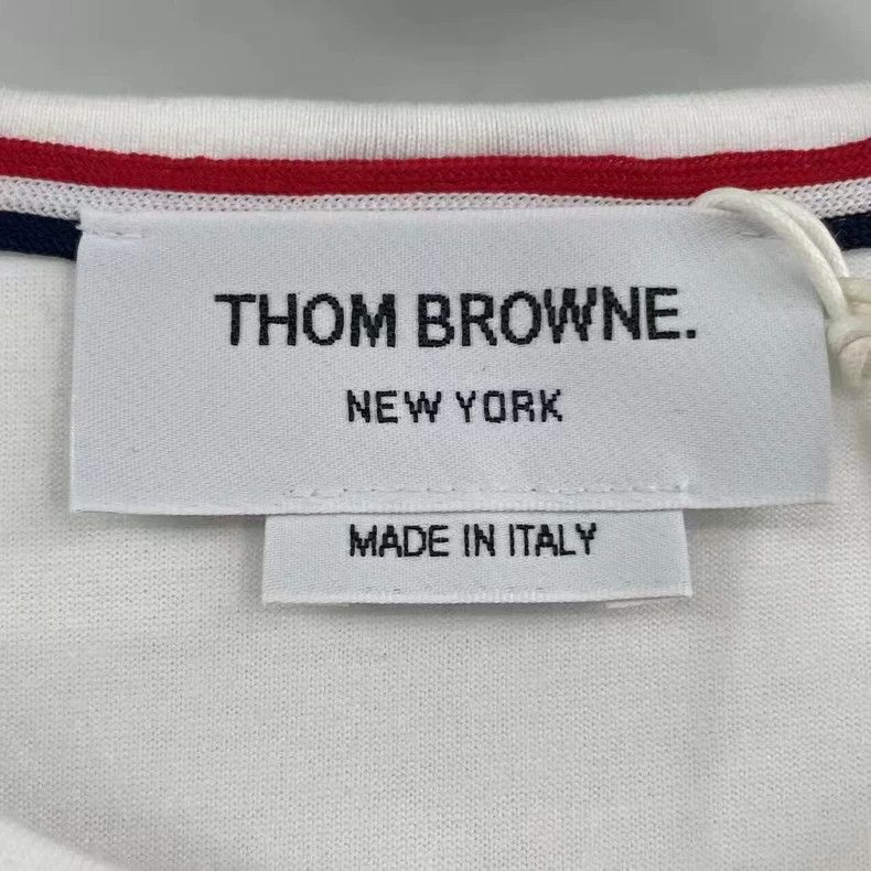Thom Browne Thom browne White pocket striped short sleeves 2504-Nextarr Size US XXL / EU 58 / 5 - 3 Thumbnail