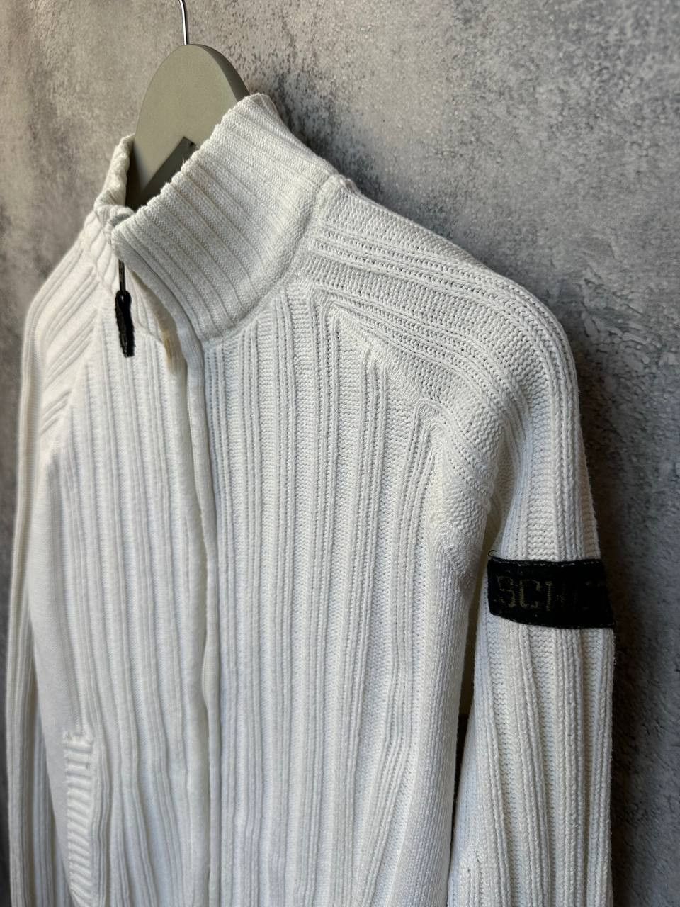 Schott × Vintage Schott Full Zip Ribbed Sweater with Patch Logo Vintage NYC Size US M / EU 48-50 / 2 - 6 Thumbnail
