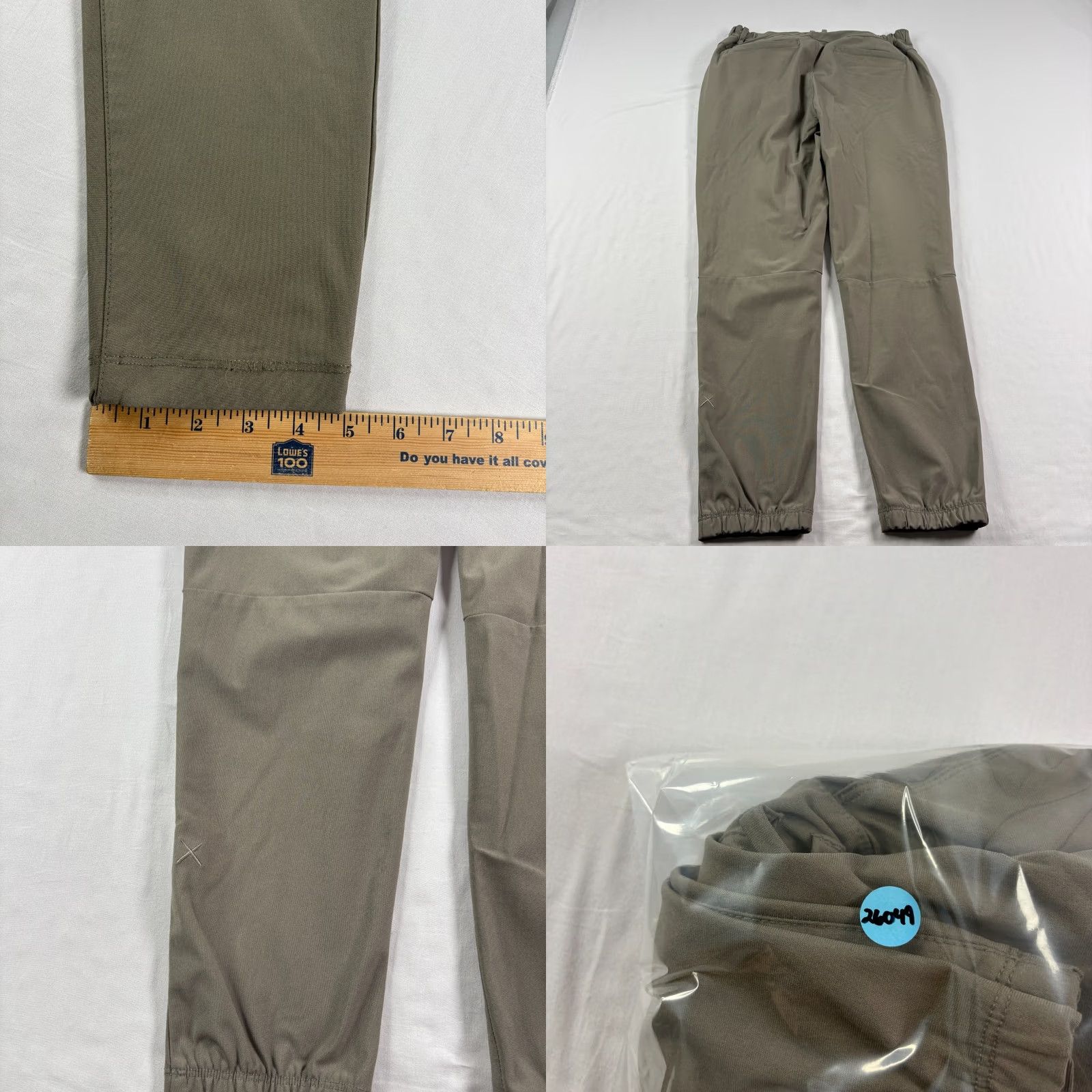 Cuts Cuts Jogger Pants Mens M Brown AO Tapered Athletic Stretch Casual Regular Inseam 28 Logo Size US 31 - 8 Thumbnail