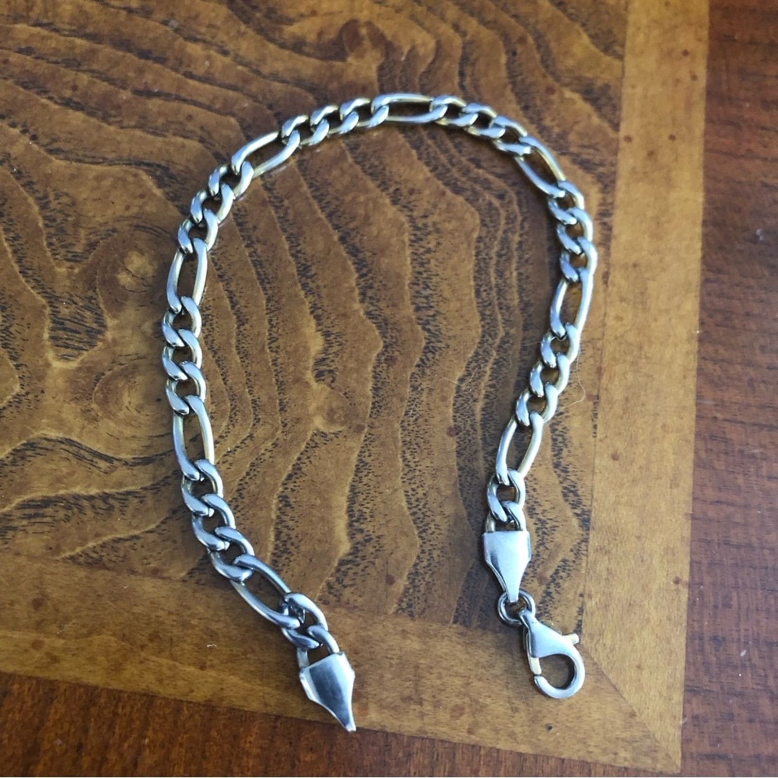 Vintage Vintage Jacmel figaro tri-tone chain bracelet Size ONE SIZE - 1 Thumbnail