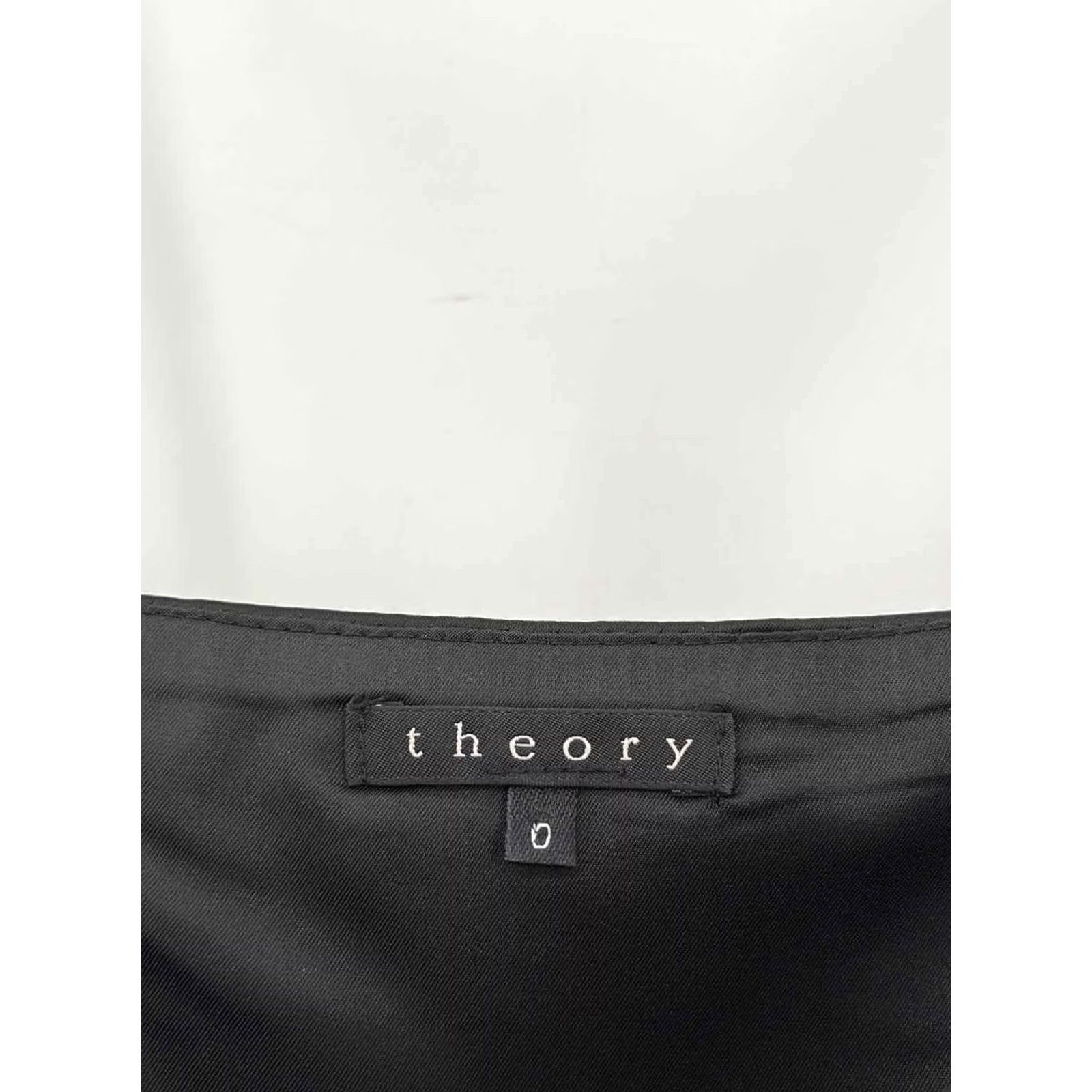 Theory Theory Dress 0 Black Pre Owned Size Knee Length Sleeveless Size XS / US 0-2 / IT 36-38 - 3 Thumbnail