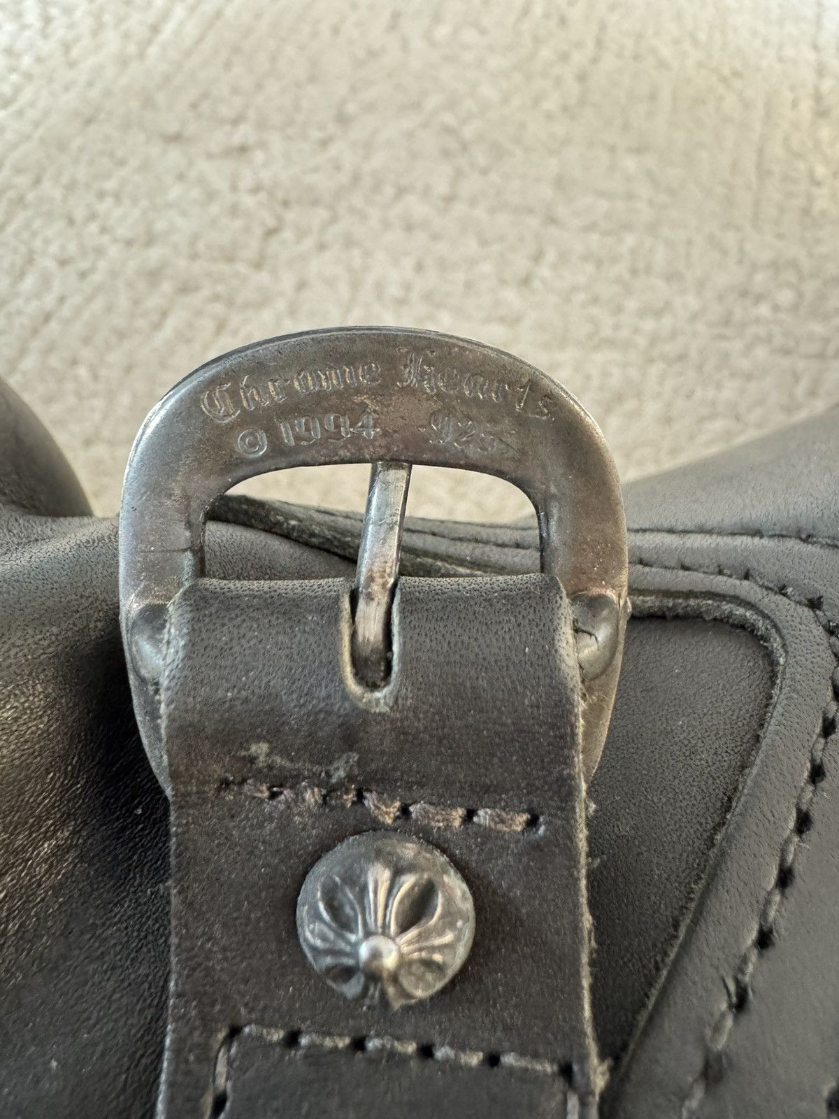 Chrome Hearts Chrome Hearts x Wesco Black Engineer Leather Boots Size US 5.5 / IT 35.5 - 15 Thumbnail
