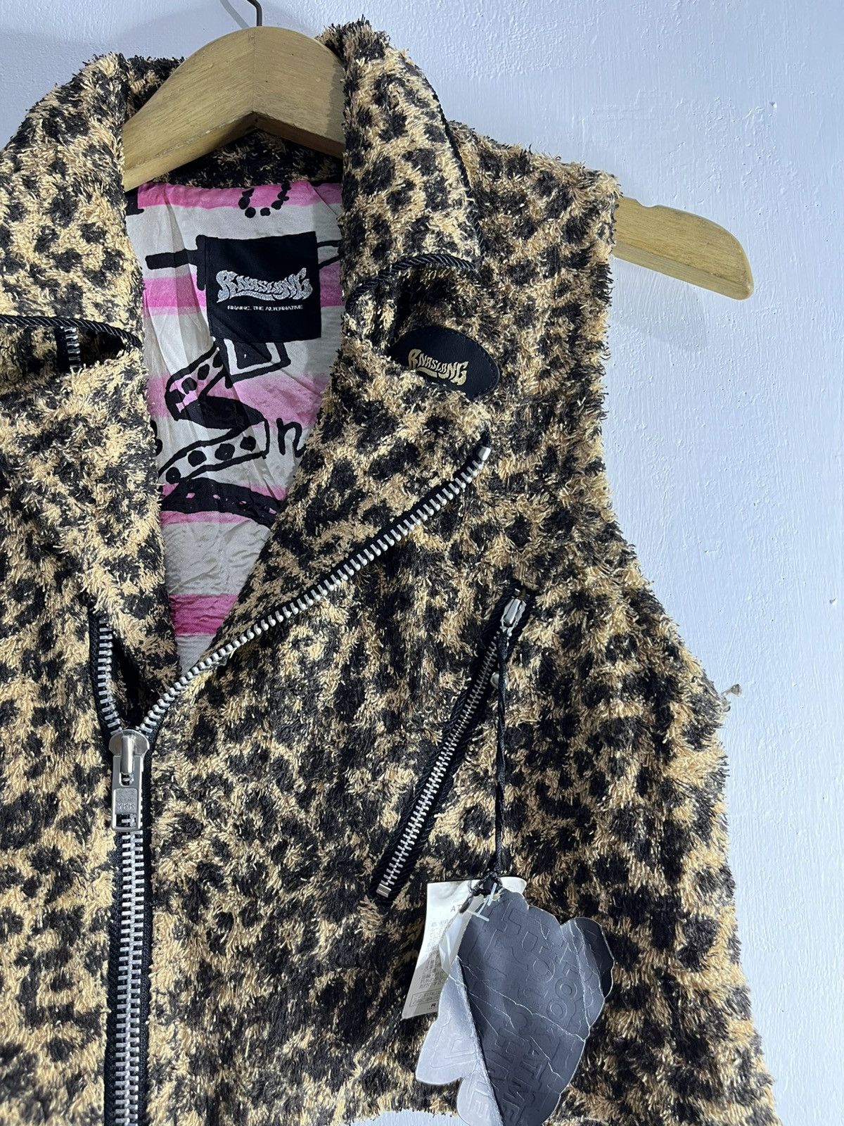 Hysteric Glamour RNA INC leopard seditionaries vest Japanese street fashion Size US M / EU 48-50 / 2 - 4 Thumbnail