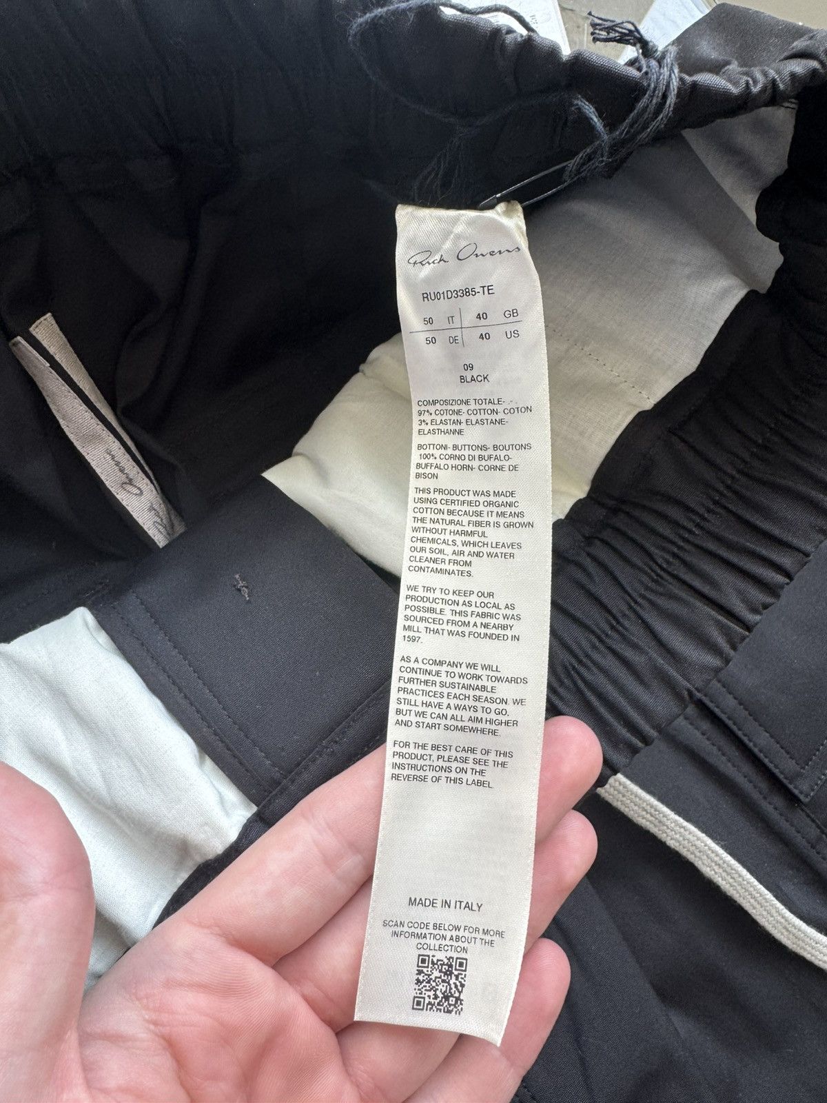 Rick Owens Rick Owens Cropped Pants Cargo New Size US 34 / EU 50 - 4 Thumbnail
