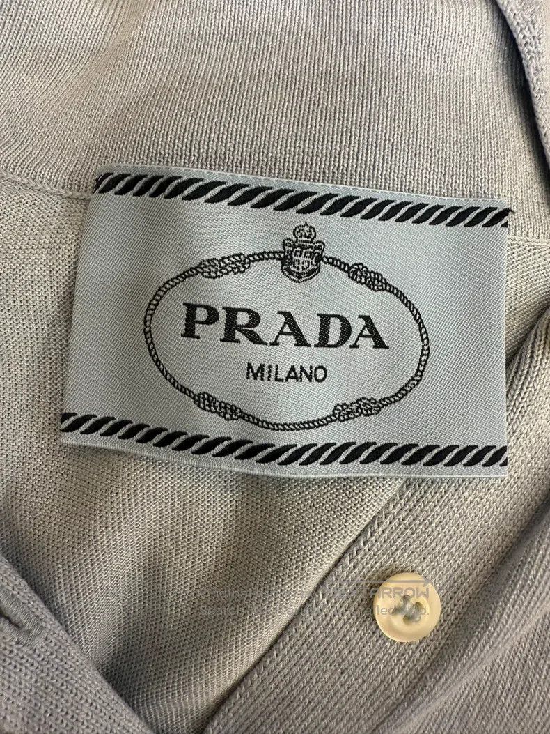 Prada Prada Grey polo collar dress Size XS / US 0-2 / IT 36-38 - 5 Thumbnail