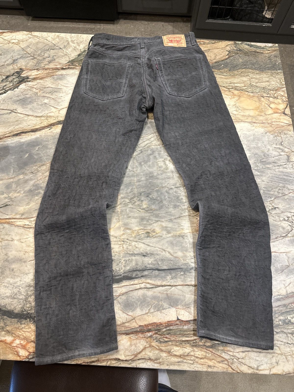 Levi's × Stussy Levis X Stussy “S” graffiti Jeans 501 Size US 30 / EU 46 - 4 Thumbnail