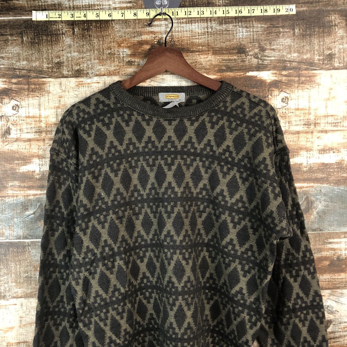 Homespun Knitwear DL Inter Mezzo vintage Brown Knitwear #C669 Size US M / EU 48-50 / 2 - 2 Thumbnail