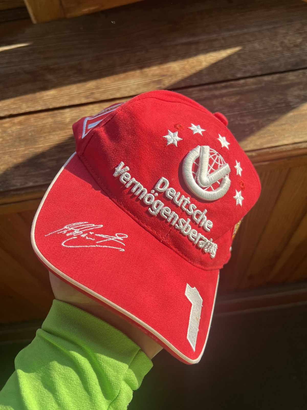 Ferrari Vintage Hat Michael Schumacher Formula 1 Ferrari racing cap Size ONE SIZE - 4 Thumbnail