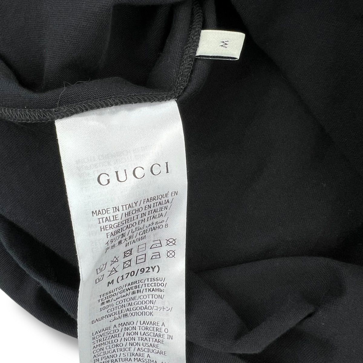Gucci Gucci Original Gold Print T Shirt Size US M / EU 48-50 / 2 - 4 Thumbnail