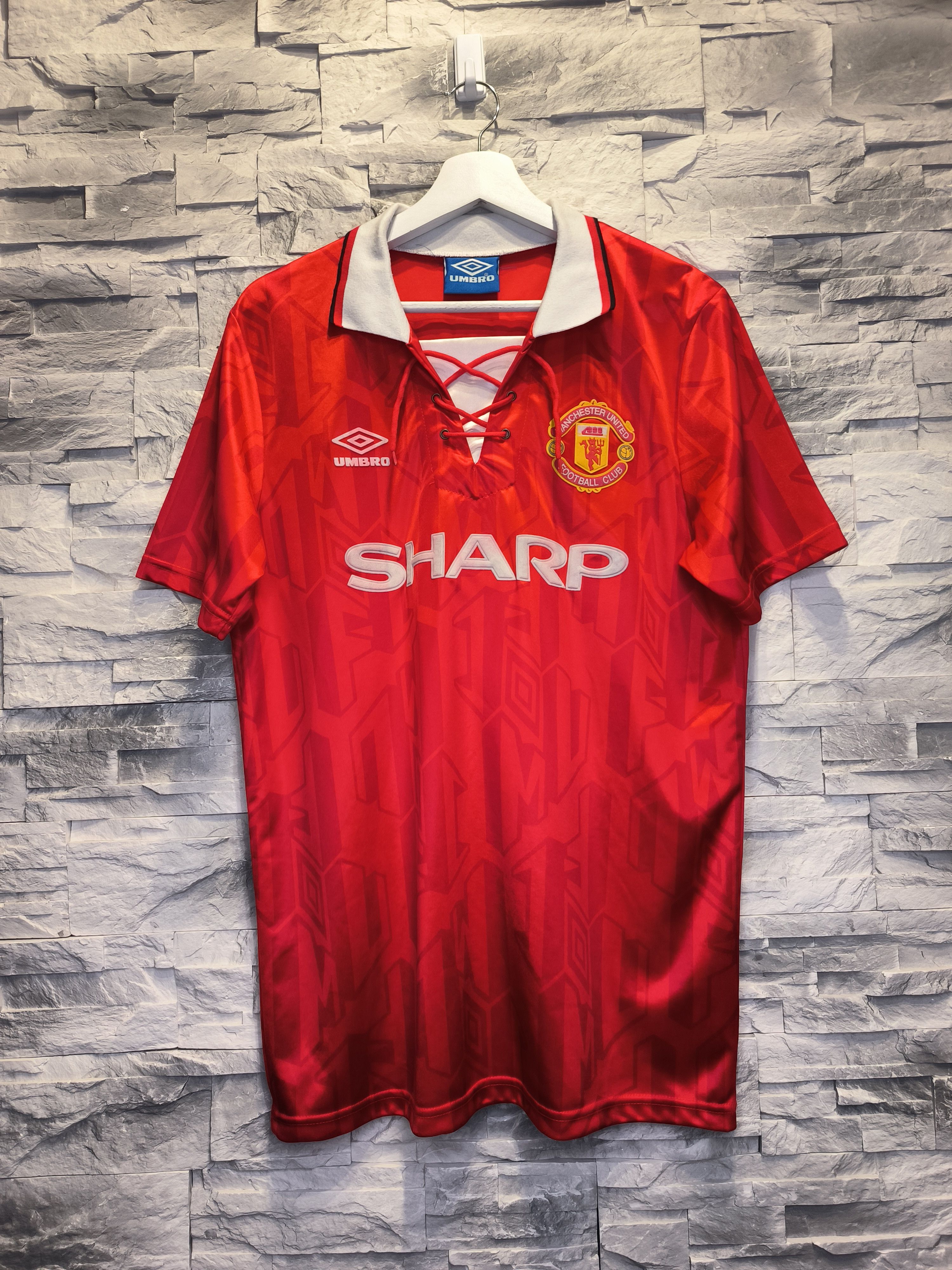 Umbro × Vintage Cantona Manchaster United Umbro 1993/94 Jersey Vintage #7 Size US L / EU 52-54 / 3 - 1 Thumbnail