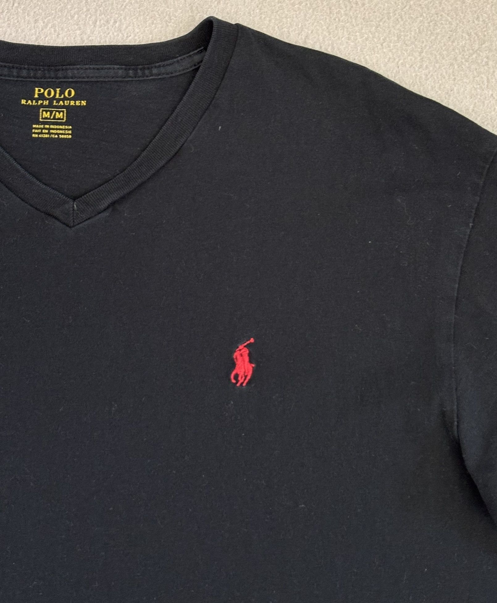 Polo Ralph Lauren Polo Ralph Lauren V-neck T-Shirt Black Large Size US L / EU 52-54 / 3 - 6 Thumbnail