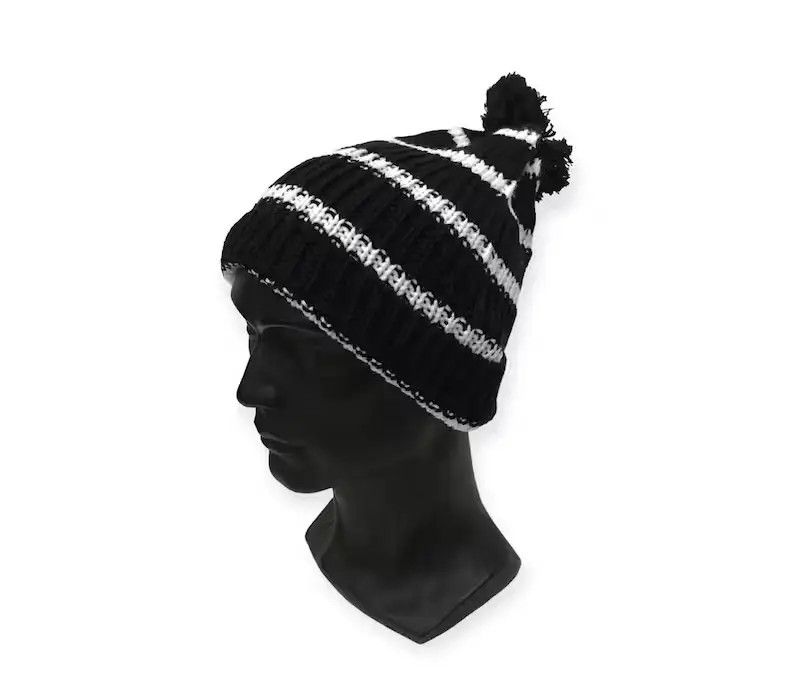 Japanese Brand × Vintage Japanese Brand Stripe Design Beanie Hat Size ONE SIZE - 1 Thumbnail