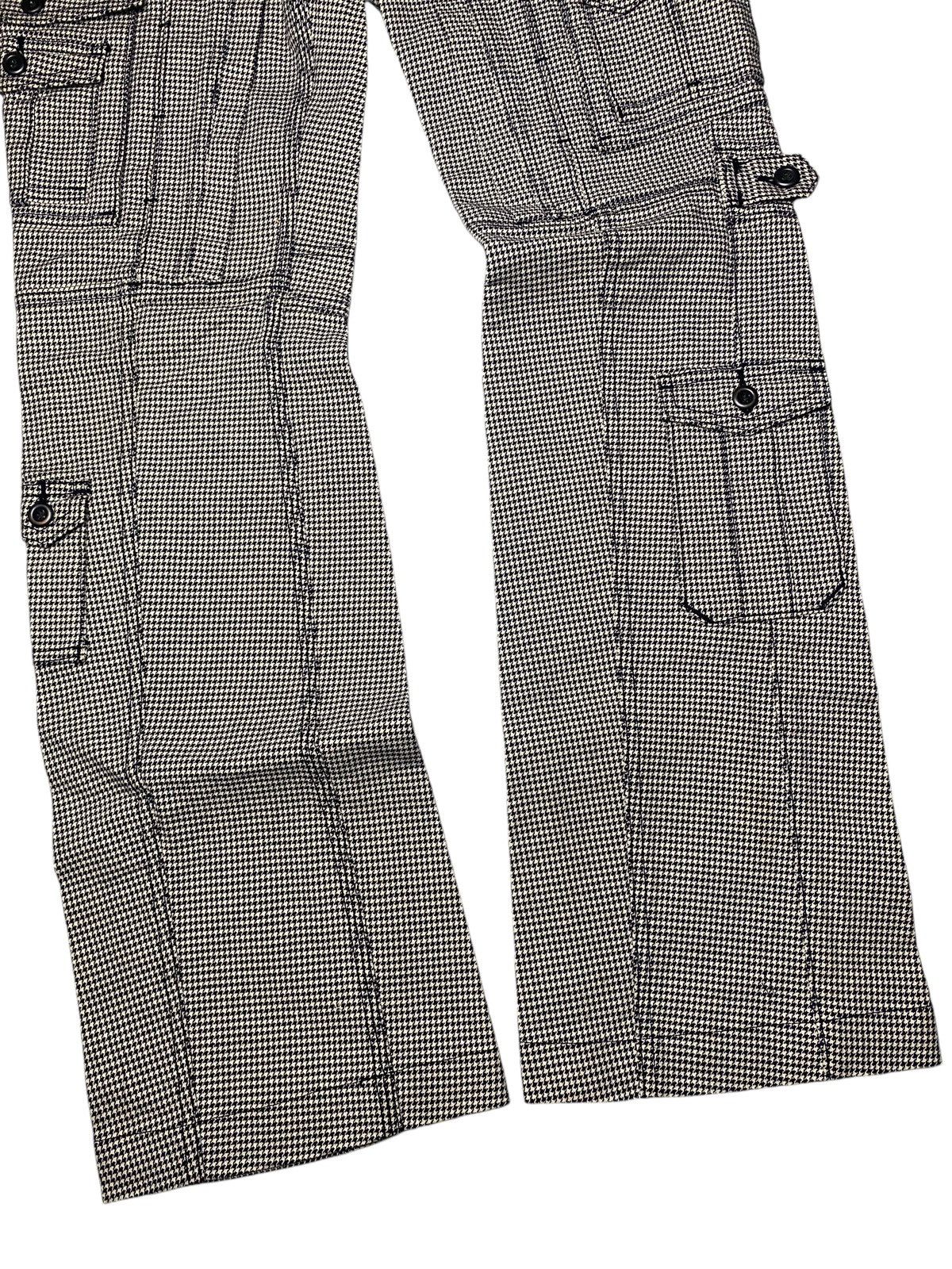 If Six Was Nine 2000's Hideaways Nicole Cargo Tuxedo Pinstripe Pants Size US 30 / EU 46 - 7 Thumbnail