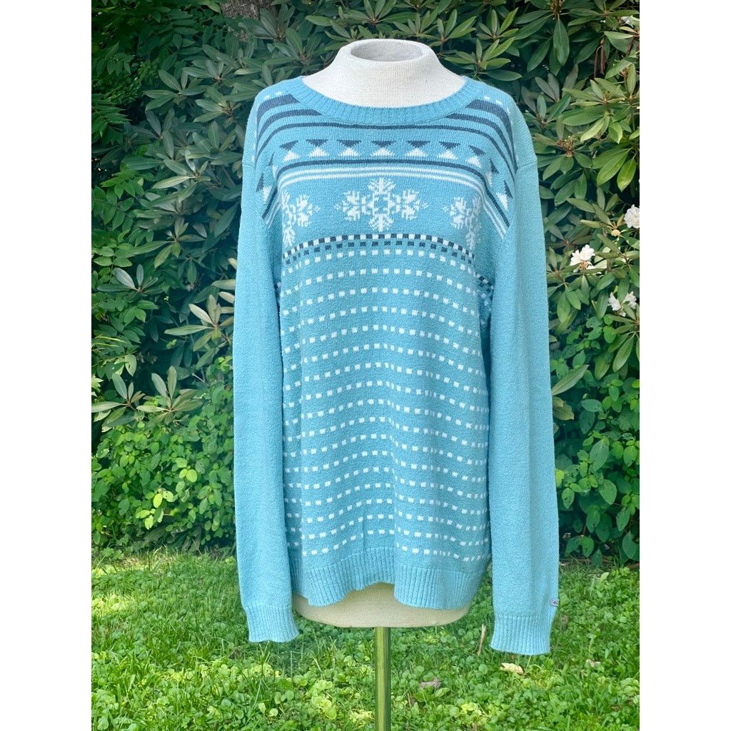 Columbia Women's XL Columbia Sweater Mint Green Ski Winter Nordic Size XL / US 12-14 / IT 48-50 - 1 Thumbnail