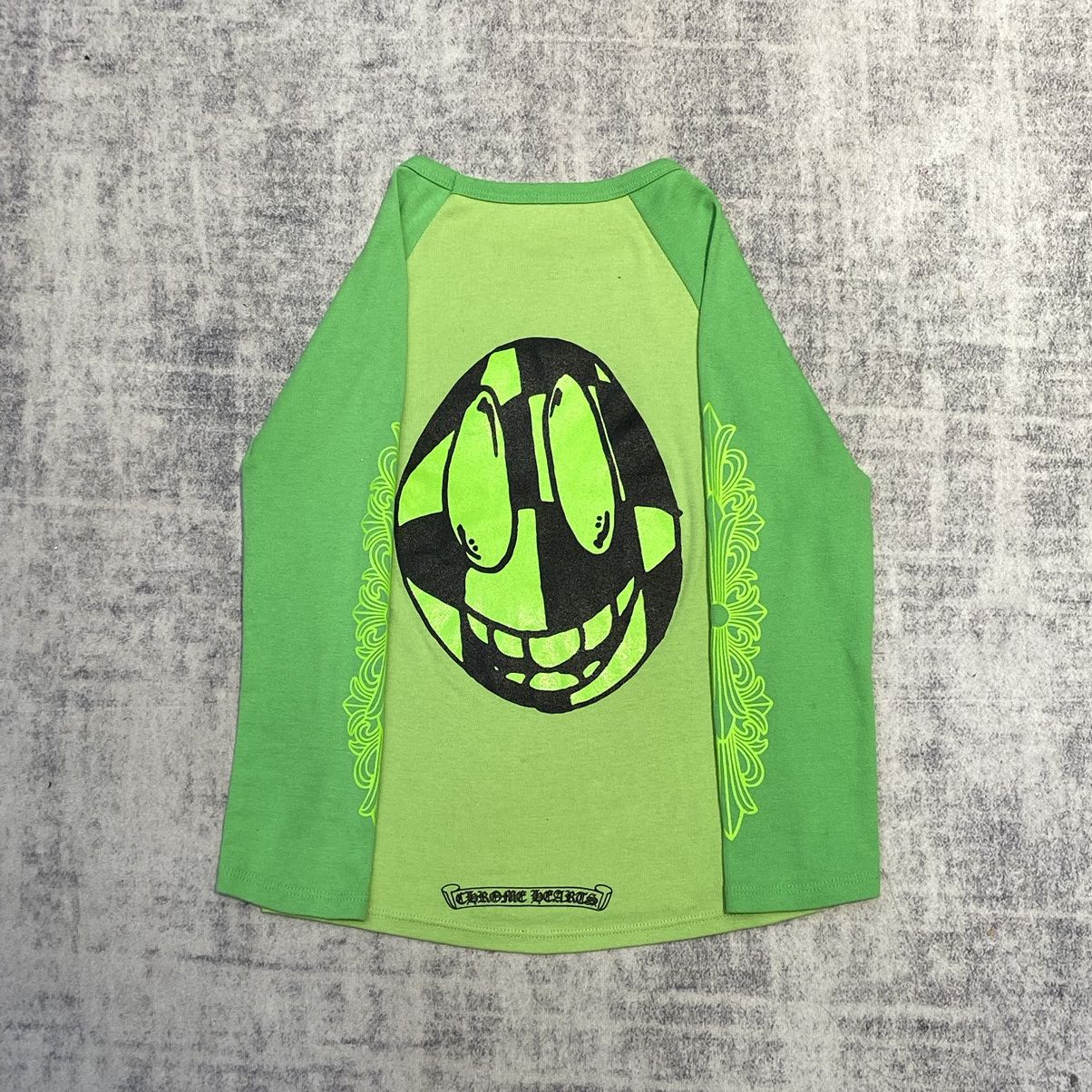 Chrome Hearts CHROME HEARTS Matty Boy Green Limited long Sleeve Tee GREEN Size XS / US 0-2 / IT 36-38 - 4 Thumbnail