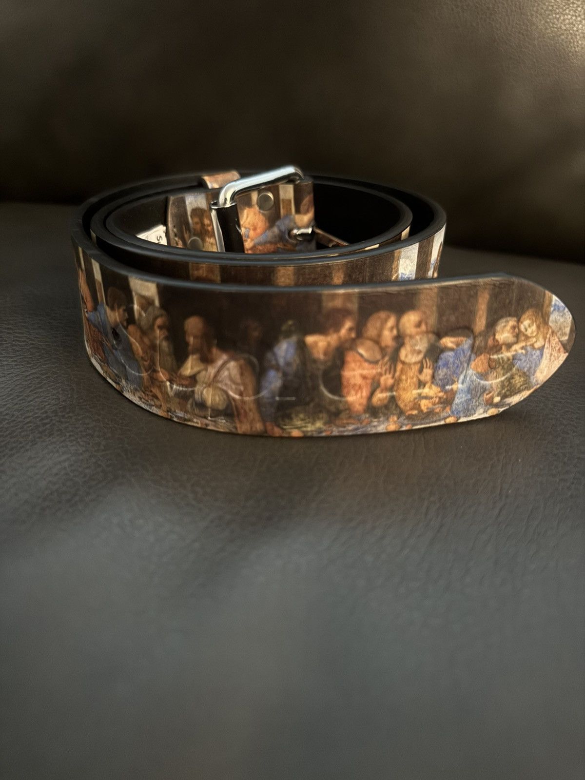 Supreme Supreme Last Supper Leather Belt (MEDIUM) | Grailed