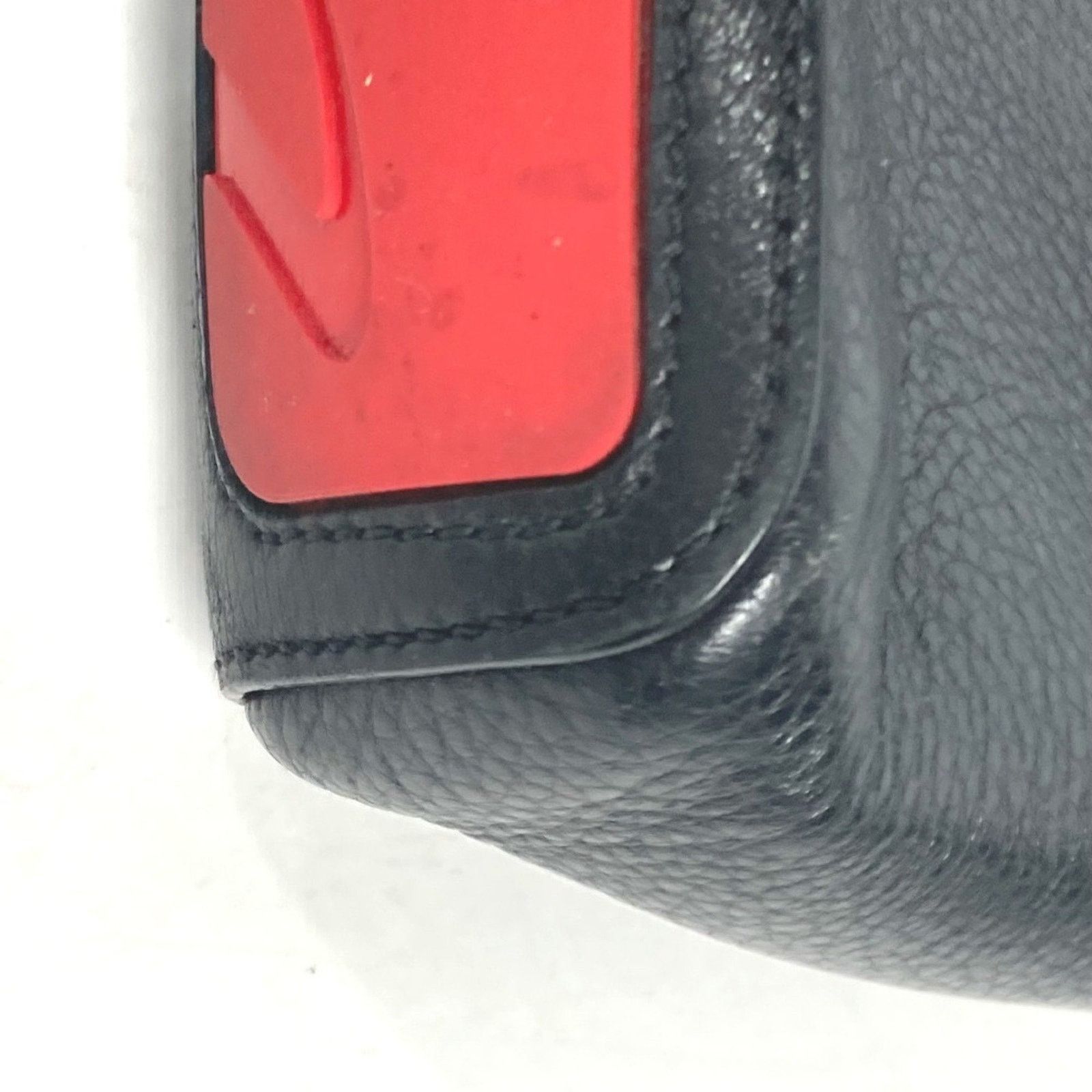 Christian Louboutin Black Leather Kypipouch