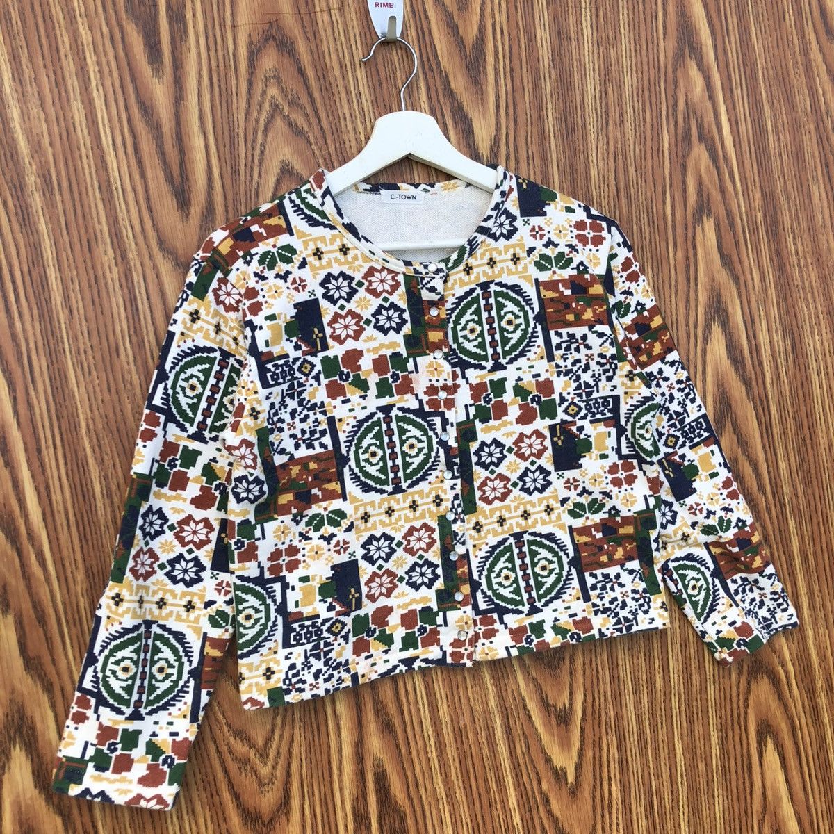 Vintage Vintage Cardigan Button up Design Like Agnes B Jacket Size S / US 4 / IT 40 - 3 Thumbnail