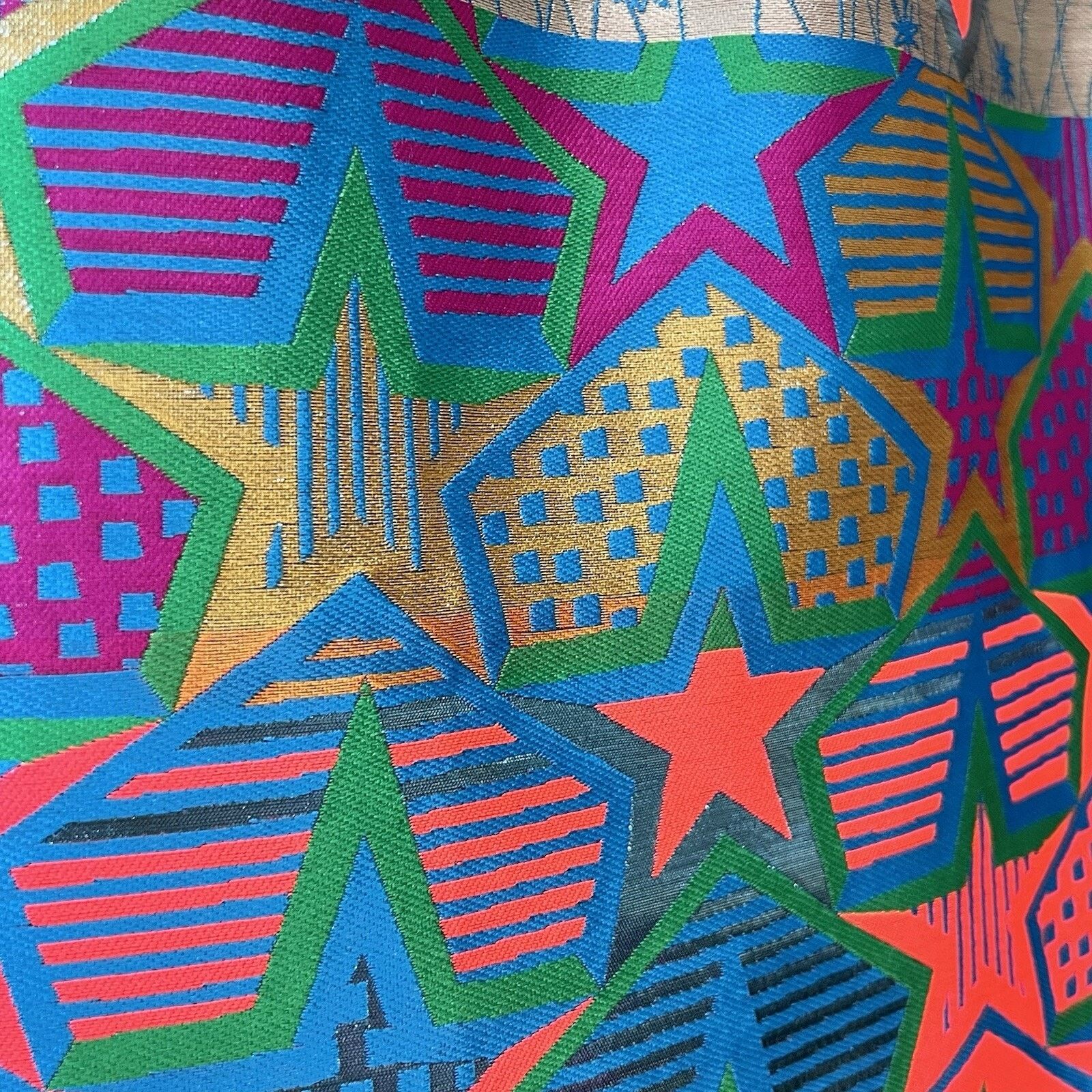 Cynthia Rowley Cynthia Rowley Metallic Neon Brocade Miniskirt Size 28" / US 6 / IT 42 - 3 Thumbnail