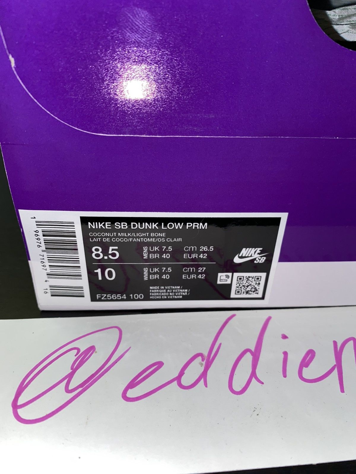 Nike Nike SB Dunk Low PRM (VDAY PACK 2023) Size US 8.5 / EU 41-42 - 2 Thumbnail