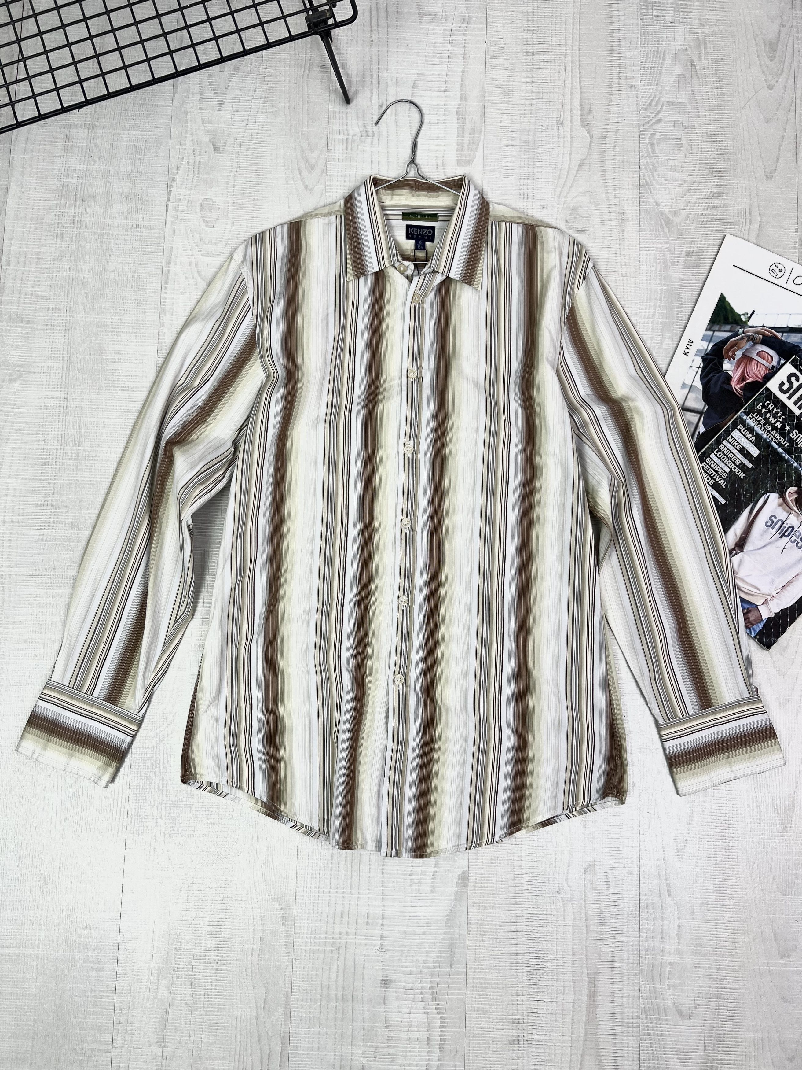 Kenzo × Vintage KENZO HOMME vintage shirt Size US M / EU 48-50 / 2 - 2 Thumbnail