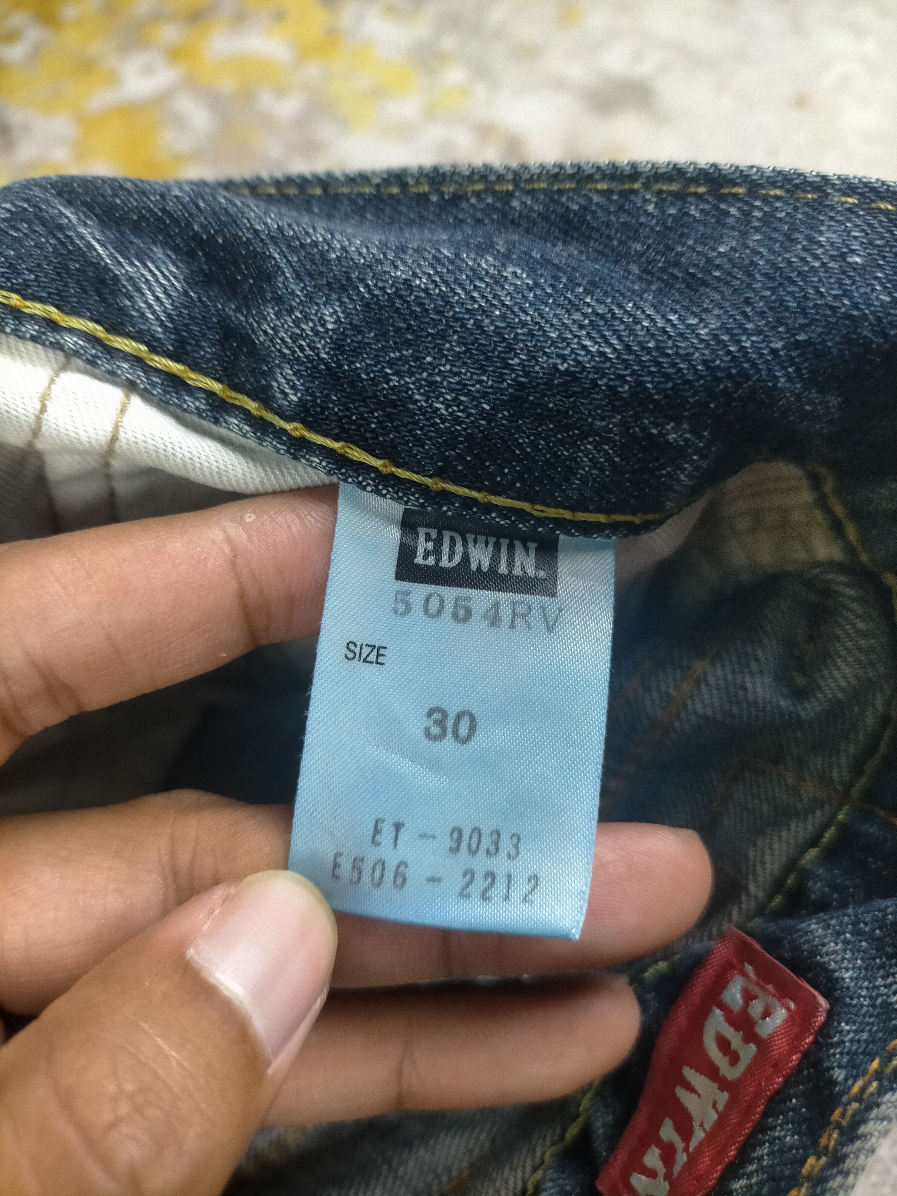 Edwin Vintage Edwin Grunge Selvedge Distressed Jeans Size US 30 / EU 46 - 11 Thumbnail