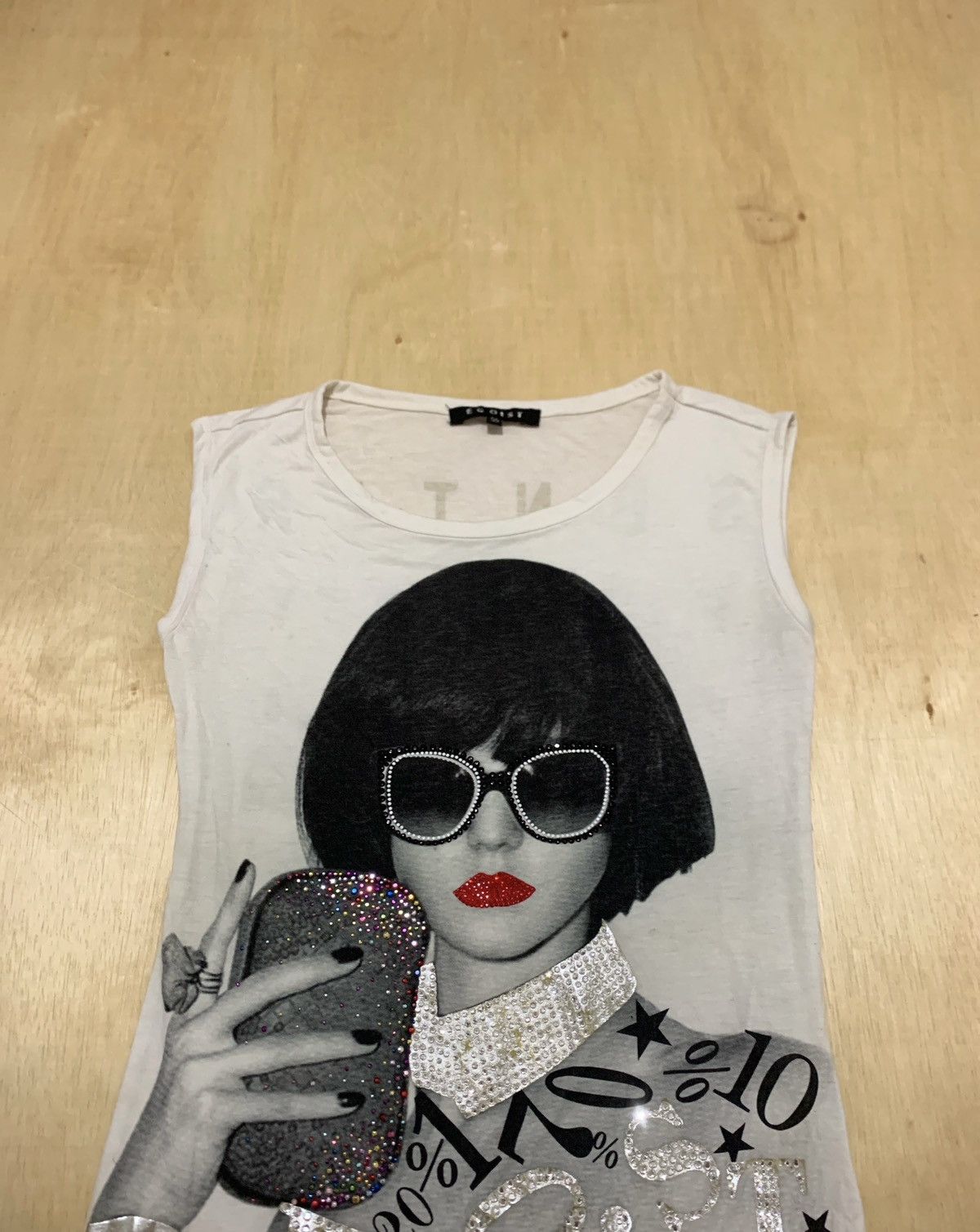 20471120 × Hysteric Glamour × Japanese Brand Y2k Egoist Woman Tshirt Size ONE SIZE - 2 Thumbnail