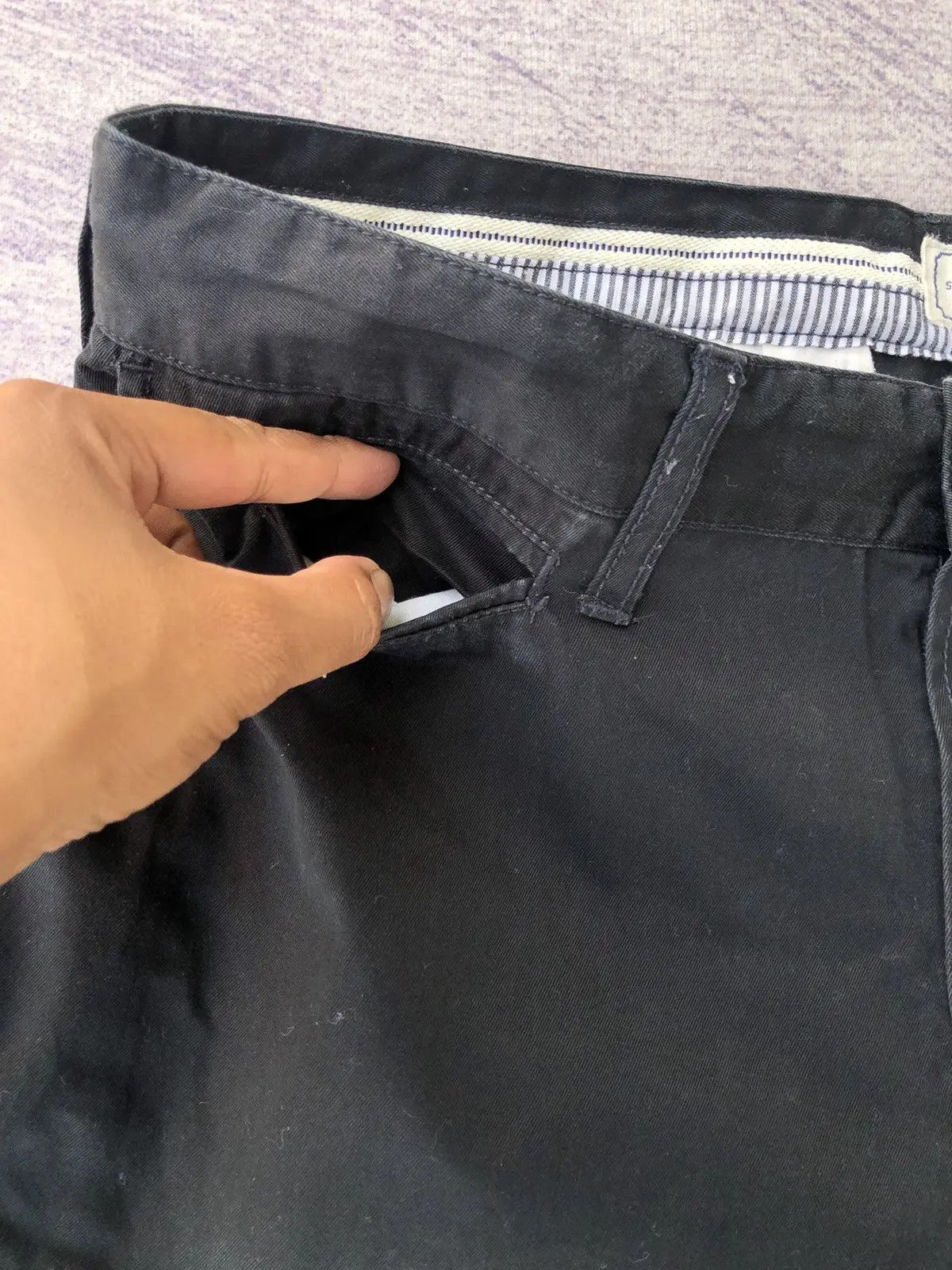 All Blacks Ikko black Cargo Trousers With 6 Pocket Workware Size US 33 - 5 Thumbnail