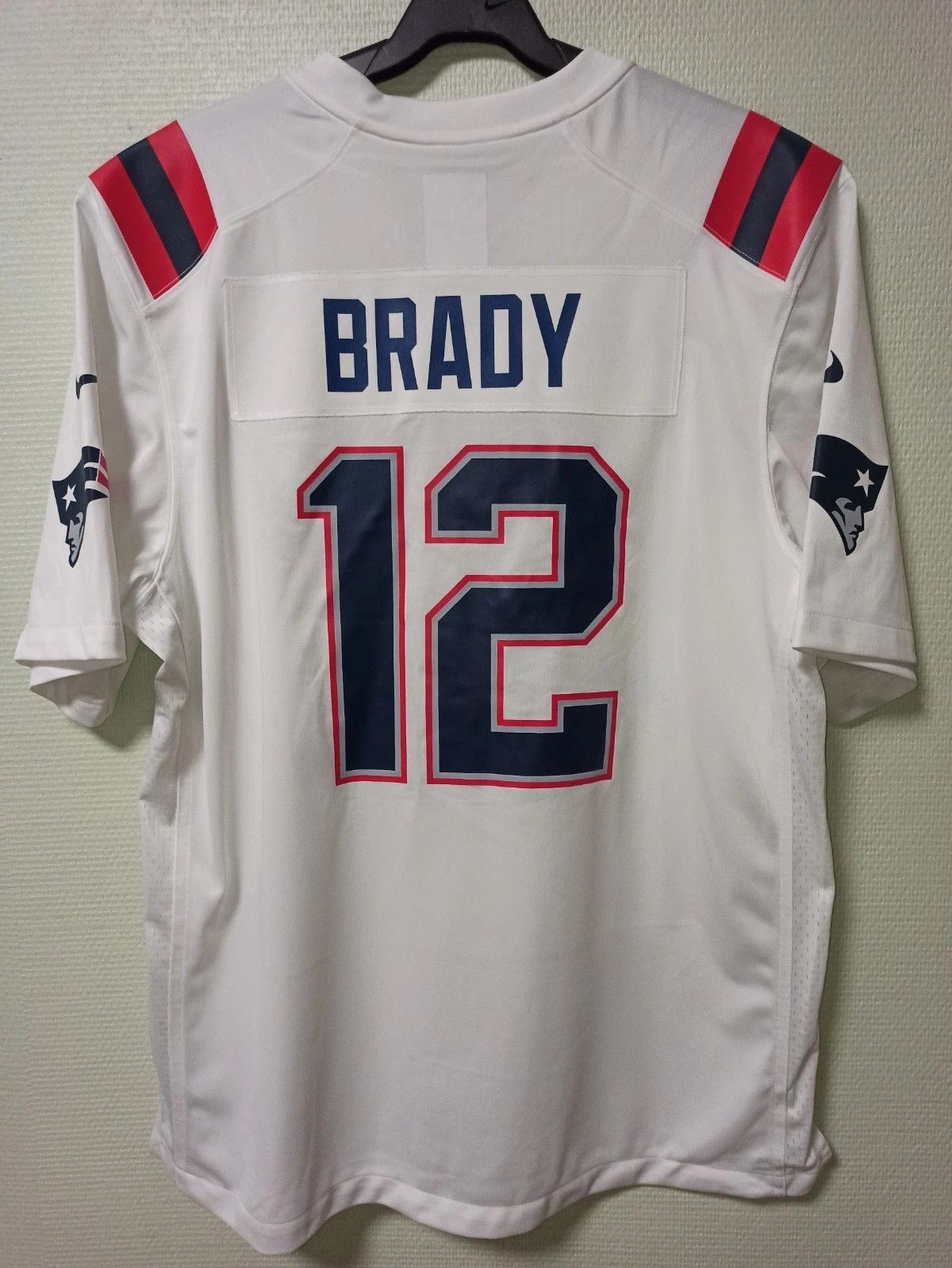 Nike Nike Tom Brady White New England Patriots Retired Jersey Size US XL / EU 56 / 4 - 6 Thumbnail