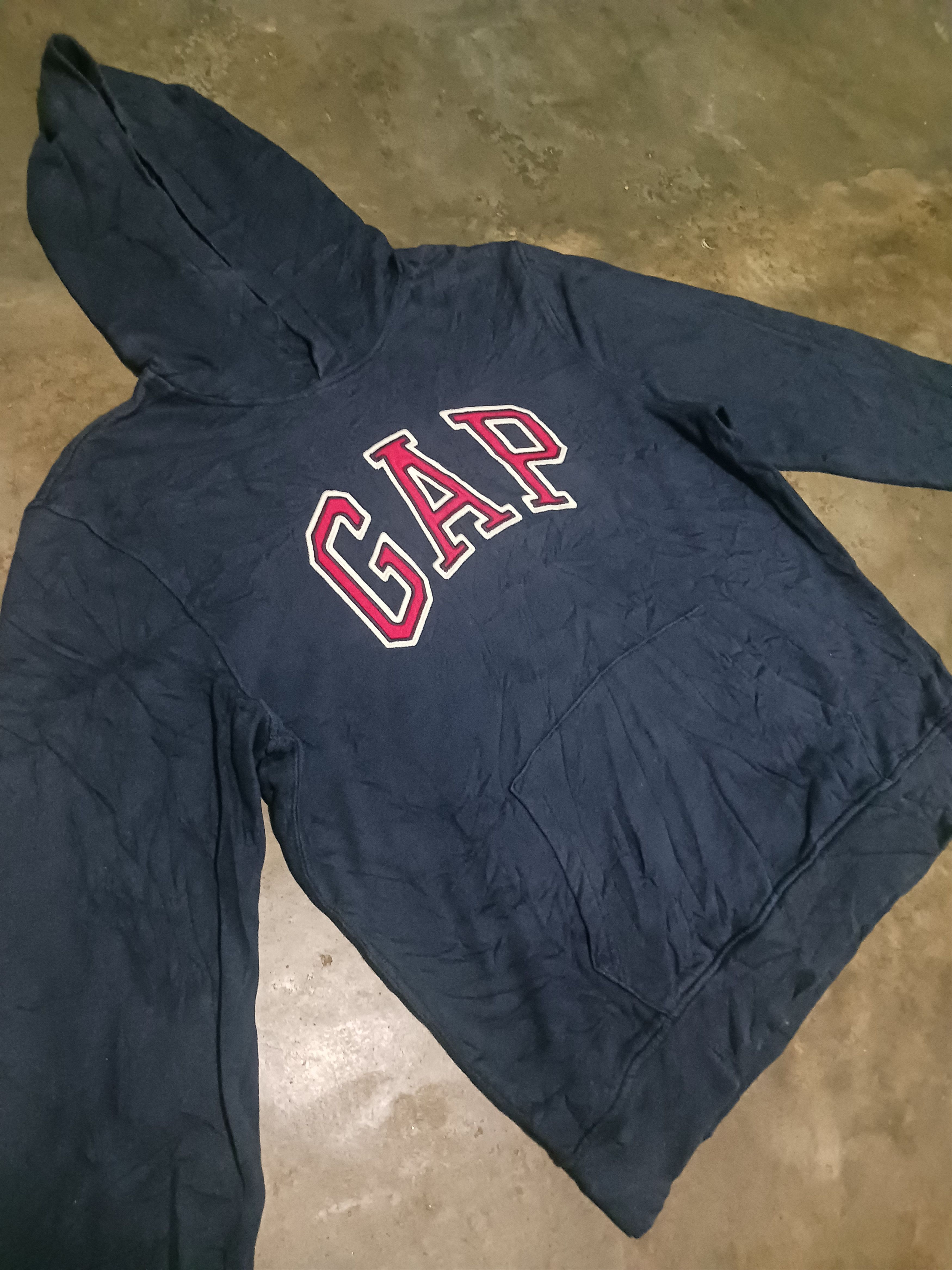 Gap Classic Navy Blue GAP Pullover Hoodie Size US L / EU 52-54 / 3 - 1 Thumbnail