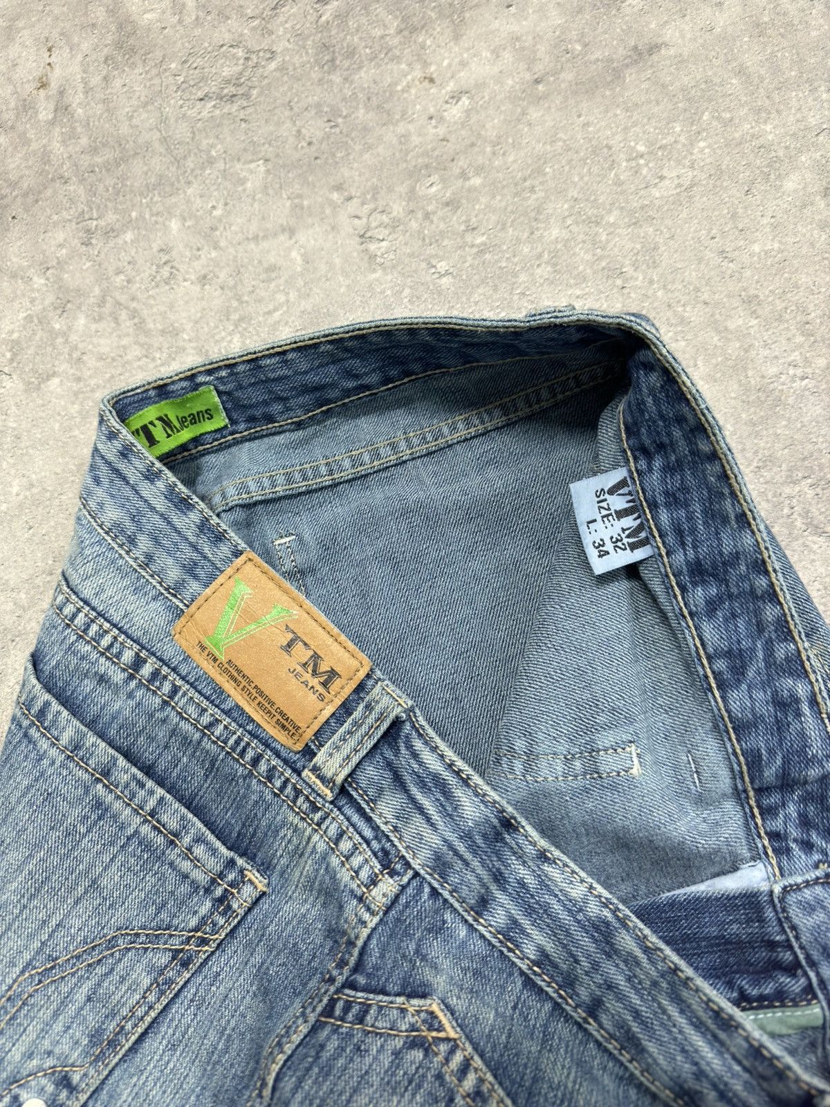 Japanese Brand ᶠᵃⁿᶜʸᵍᵘʸ Y2K Flared Denim Boootcut Flared Jeans Cargo Pant Size US 32 / EU 48 - 4 Thumbnail