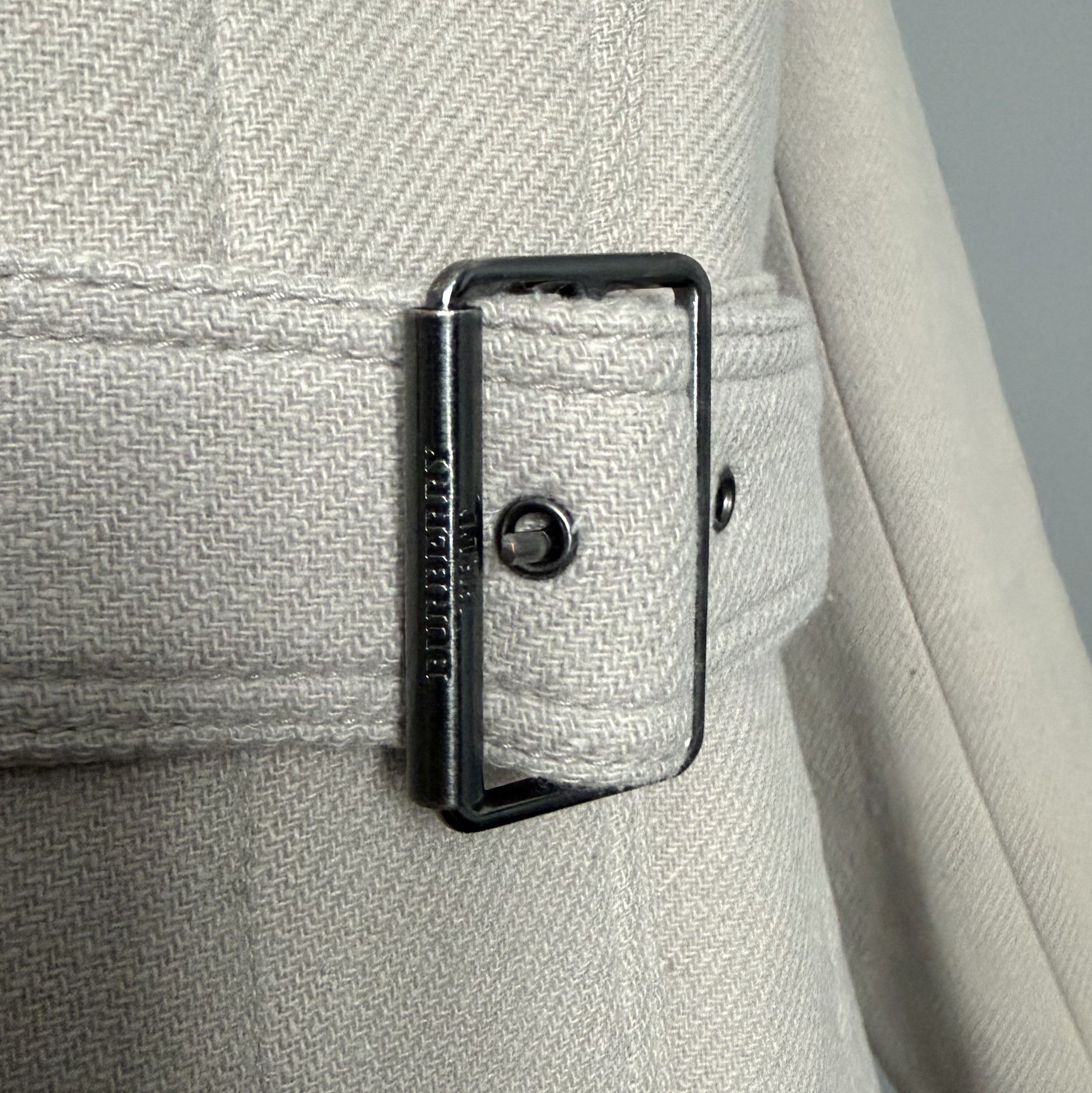 Burberry BURBERRY BRIT Wool Kensington Trench Coat Belt Luxury Brand Size L / US 10 / IT 46 - 6 Thumbnail