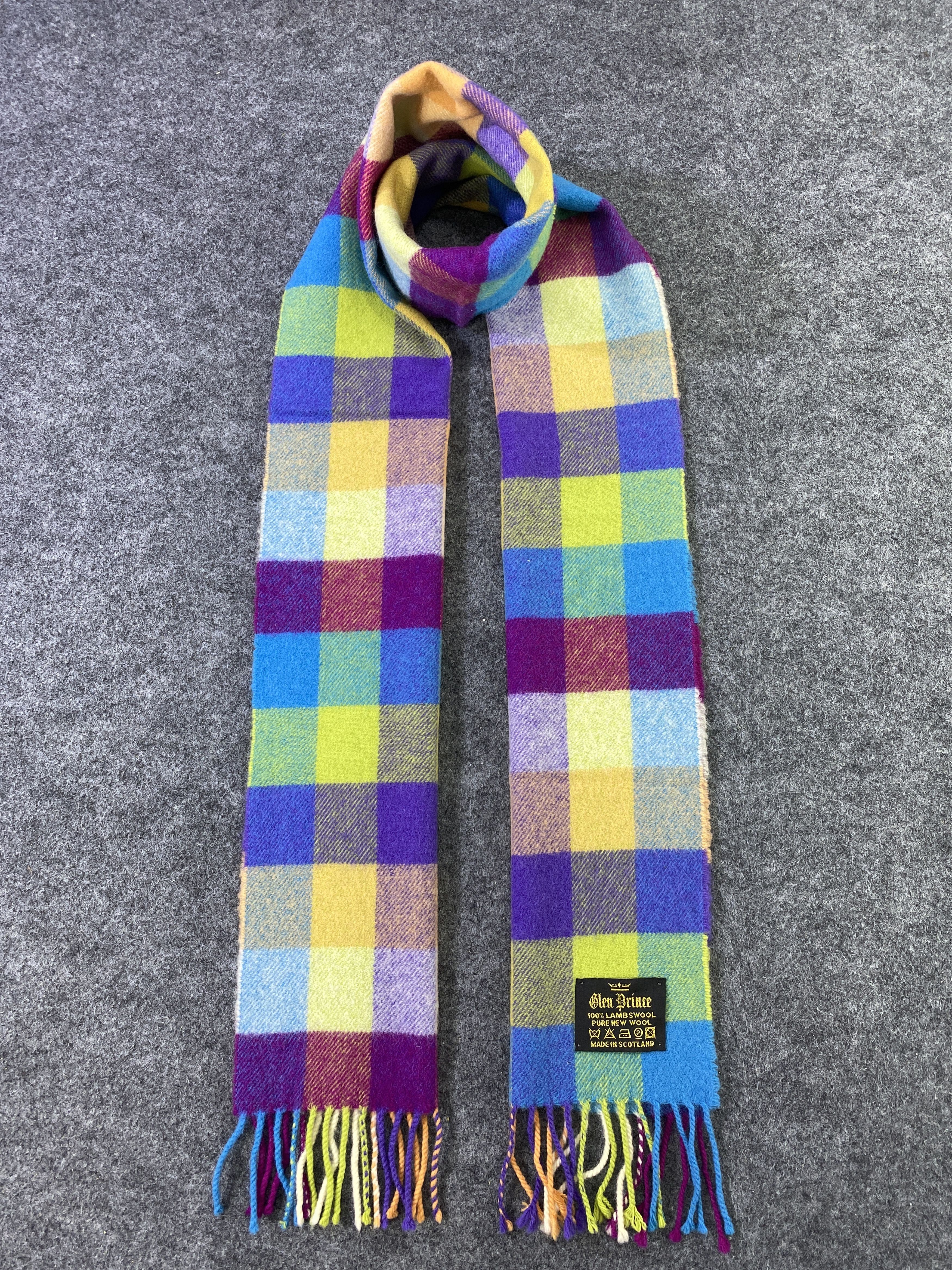 Vintage GLEN PRINCE Scarf/Muffler/Neckwear -T741 Size ONE SIZE - 1 Thumbnail