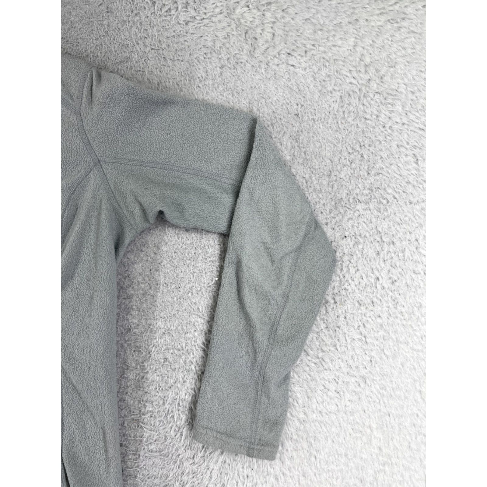 The North Face VINTAGE The North Face Sweater Womens Medium Gray 1/4 Zip Polyester Fleece Mock Neck Size M / US 6-8 / IT 42-44 - 5 Thumbnail