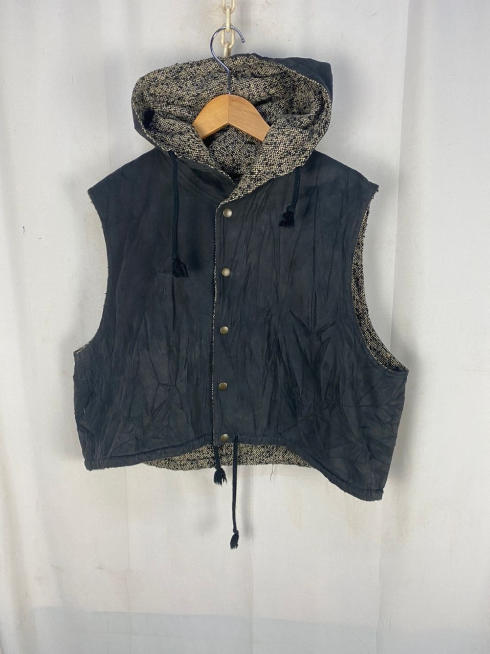 Other Unisex 🔥Unbrand reversible croptop hoodie jacket Size US L / EU 52-54 / 3 - 9 Thumbnail