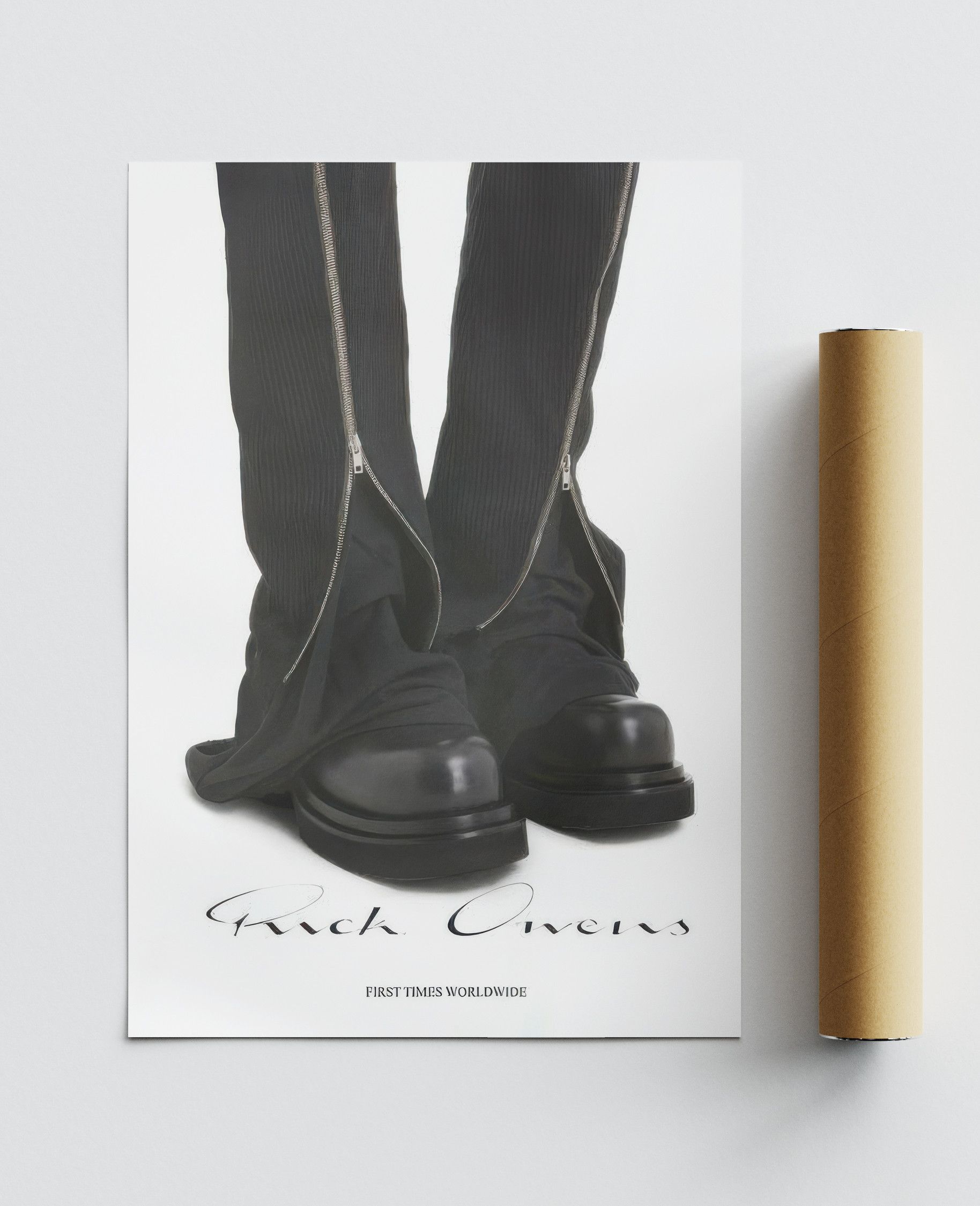 Rick Owens Rick Owens Boots Poster Print Magazine Archive Book Lookbook Size ONE SIZE - 2 Thumbnail
